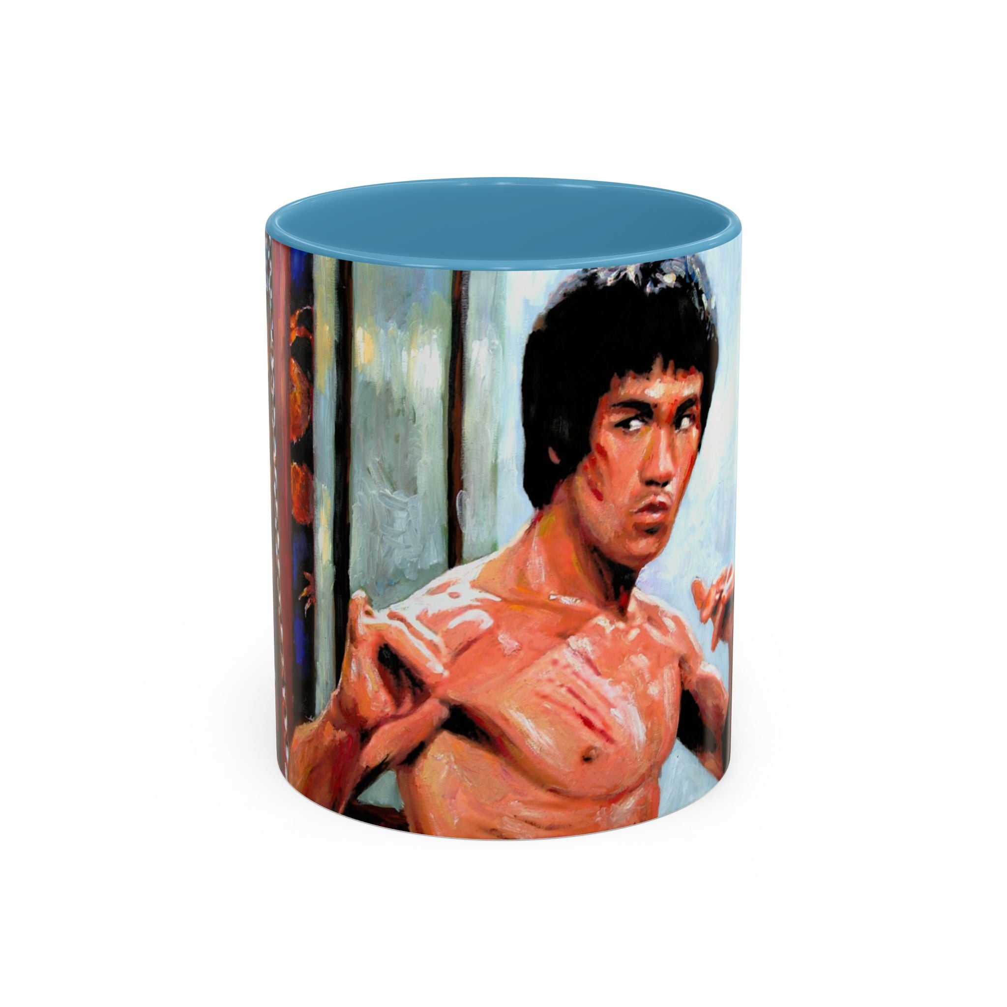 Bruce Lee Mug, Martial Arts Coffee Cup, Kung Fu Drinkware, Actor Tea Mug, Legend Gift for Men