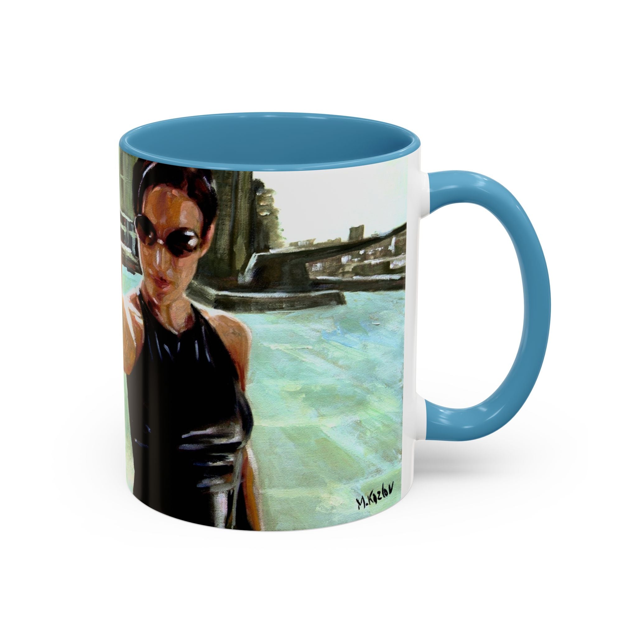Coffee Mug, matrix movie cups trinity, Geek Gift, Cyberpunk Cup, Sci-Fi Fan Present, Film Lover Drinkware