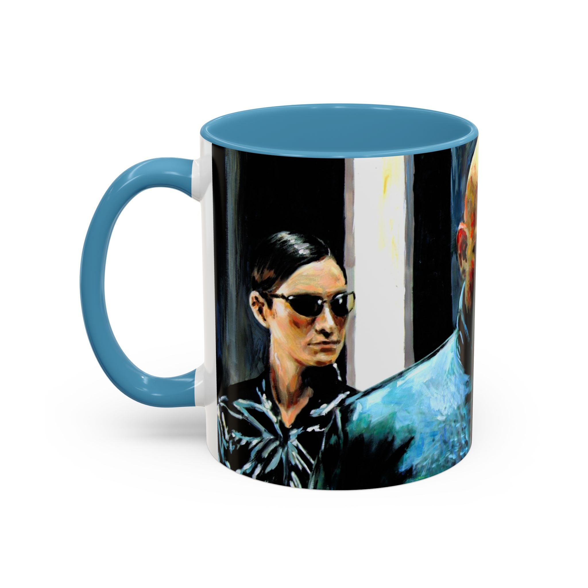 Coffee Mug, Matrix Movie Cups Morpheus Design, Unique Tea Cup Gift, Film Buff Present, Geeky Kitchen Decor, Sci-Fi Fan Mug, Movie Lover Gift