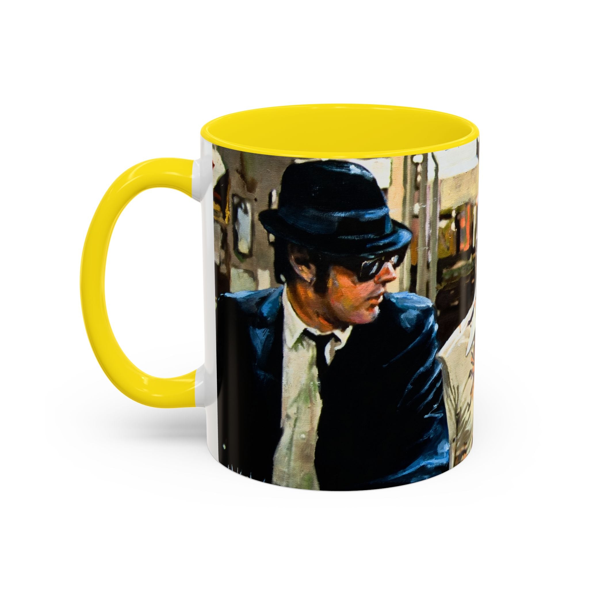Coffee Mug, Blues Brothers Mugs, Music Lover Gift, Ceramic Cup, Movie Fan, Retro Drinkware
