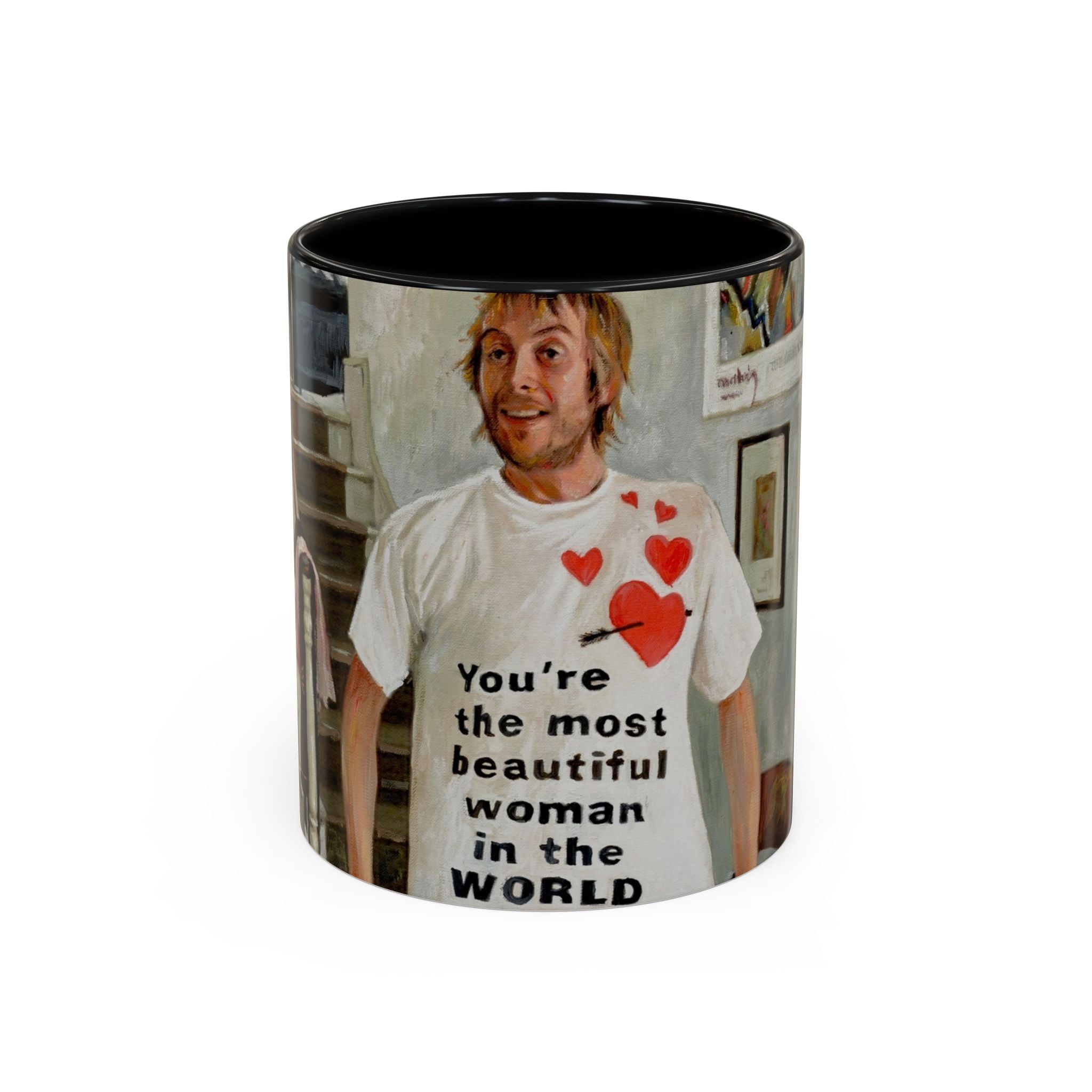 Coffee Mug, Notting Hill Movie, Spike, You Are the Most Beautiful Woman in the world  Mug, Romantic Mug, Film Lover Gift
