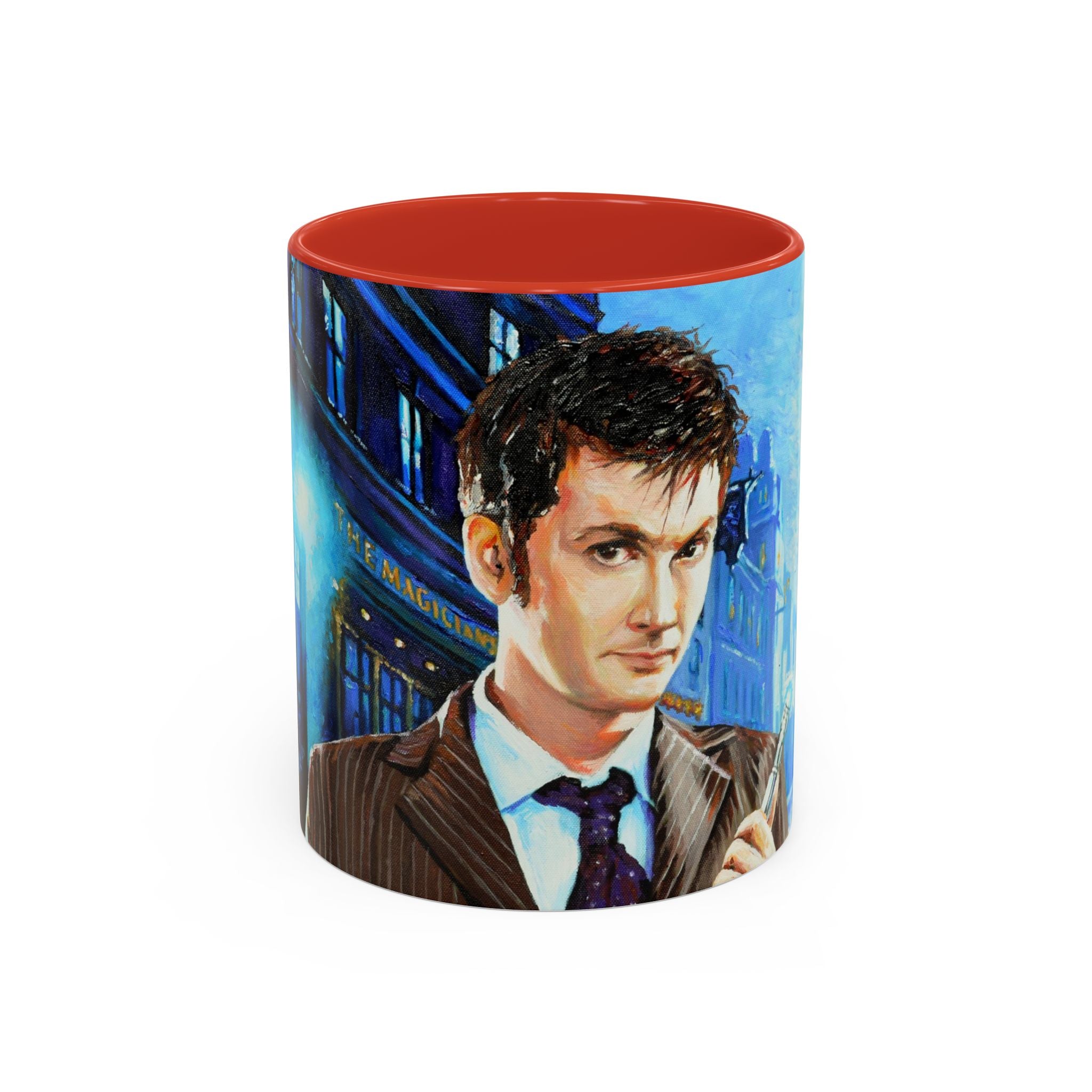 Coffee Mug, Dr Who Mug, Tardis Design, Geeky Mug, Doctor Who Fan Gift, Tea Cup