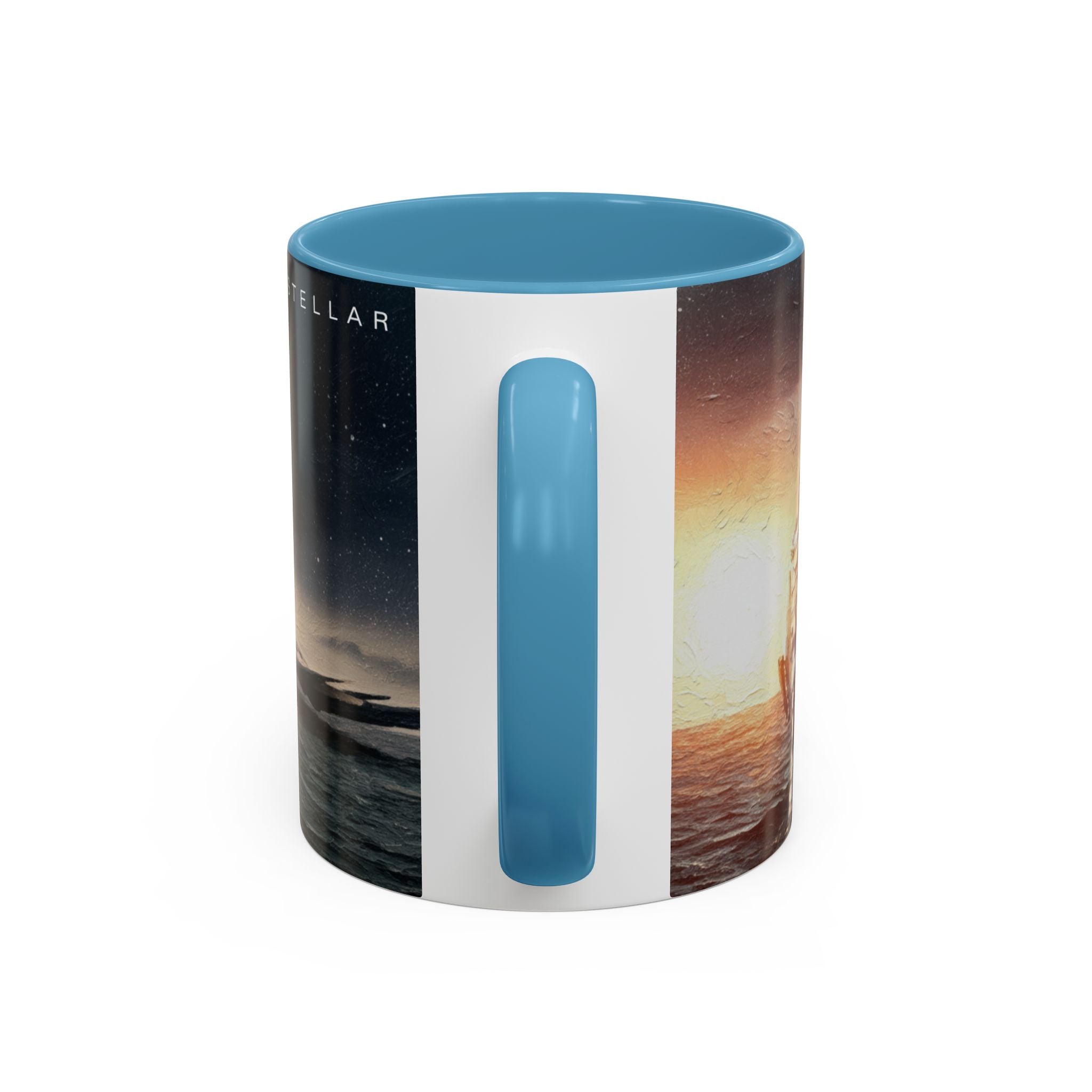 Interstellar Adventure Coffee Mug, Cosmic Mug for Space Lovers, Unique Gift for Astronauts, Artful Tea Cup, Perfect for Home or Office