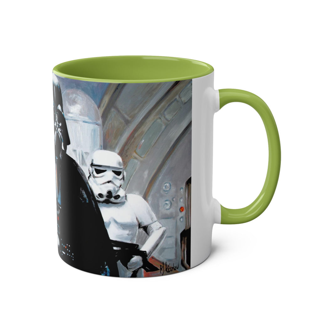 Darth Vader Abstract -Starwars- Art Mugs Two-Tone Coffee Mugs, 11oz