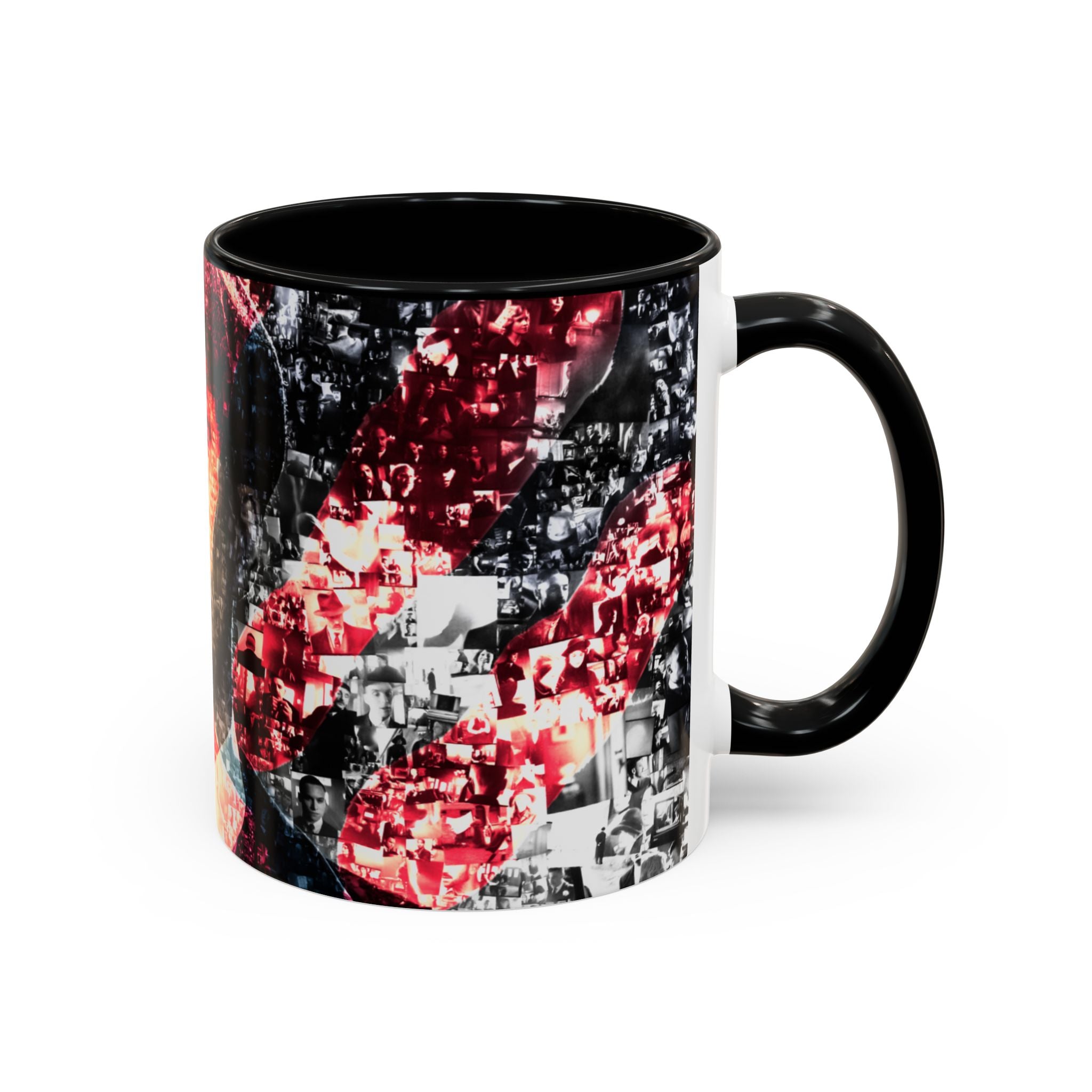 The British Legend Mug 1000 Movie Scene Collage Art Vintage Gangster Gift Retro Gentleman Coffee Cup Unique Gift for Him