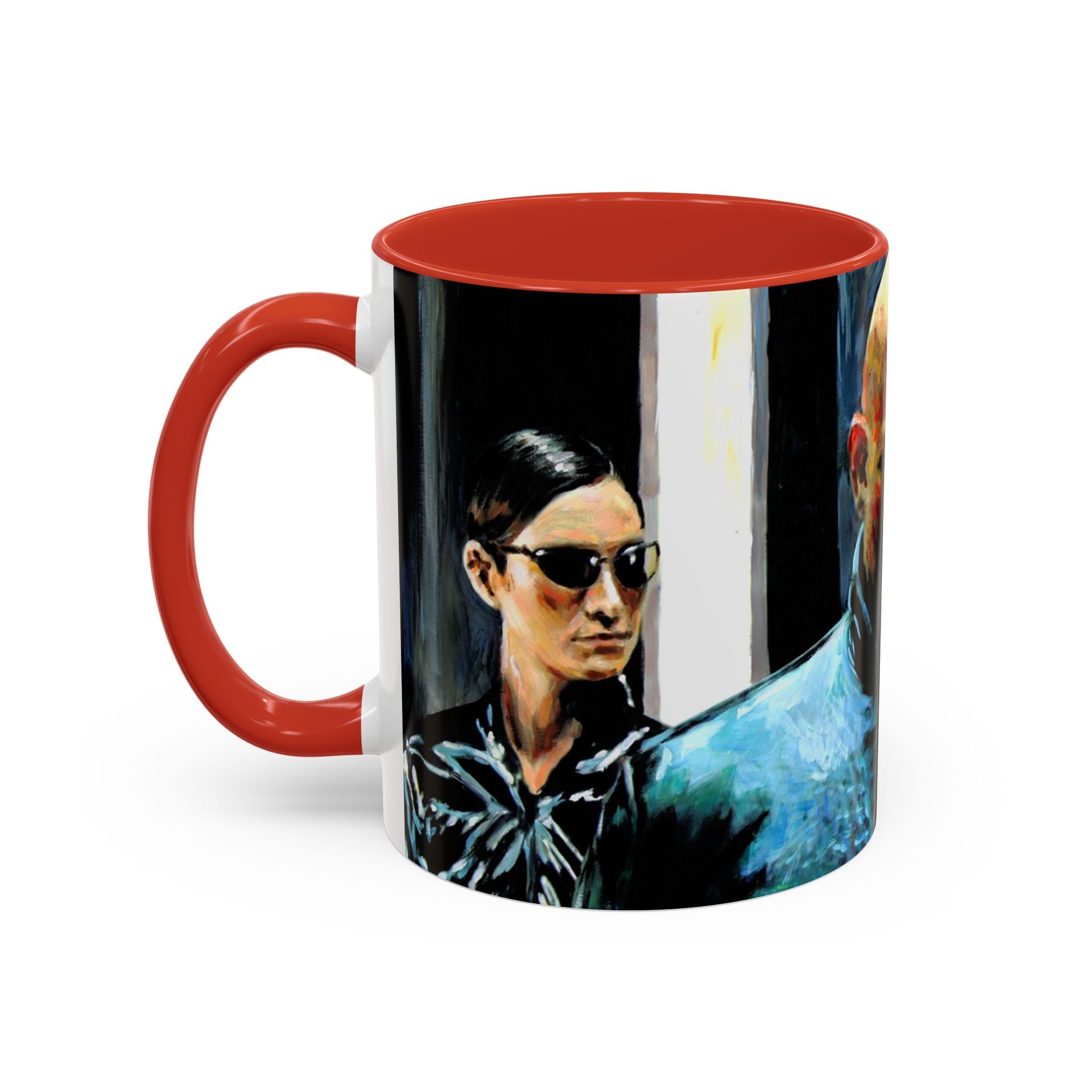 Coffee Mug, Matrix Movie Cups Morpheus Design, Unique Tea Cup Gift, Film Buff Present, Geeky Kitchen Decor, Sci-Fi Fan Mug, Movie Lover Gift