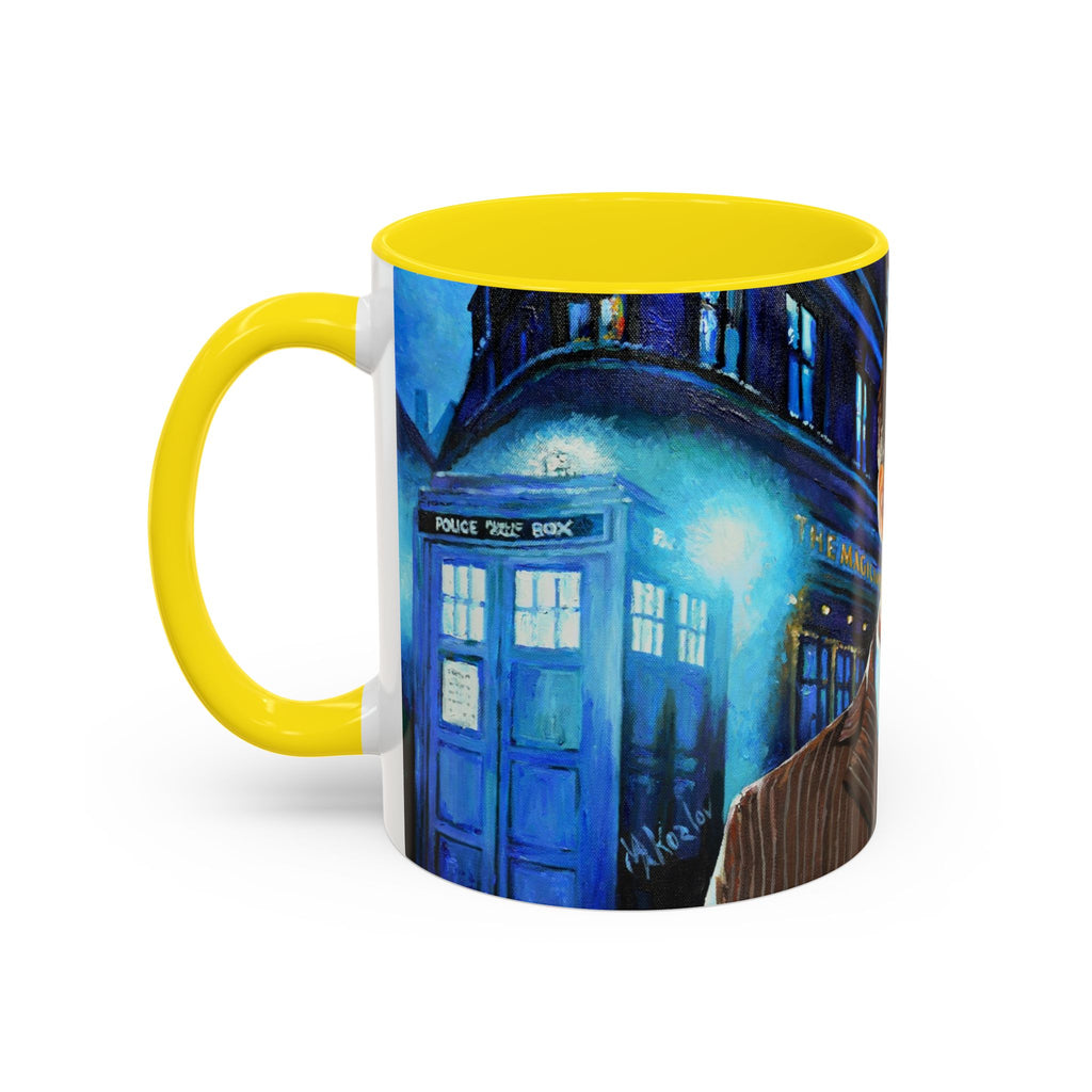 Coffee Mug, Dr Who Mug, Tardis Design, Geeky Mug, Doctor Who Fan Gift, Tea Cup