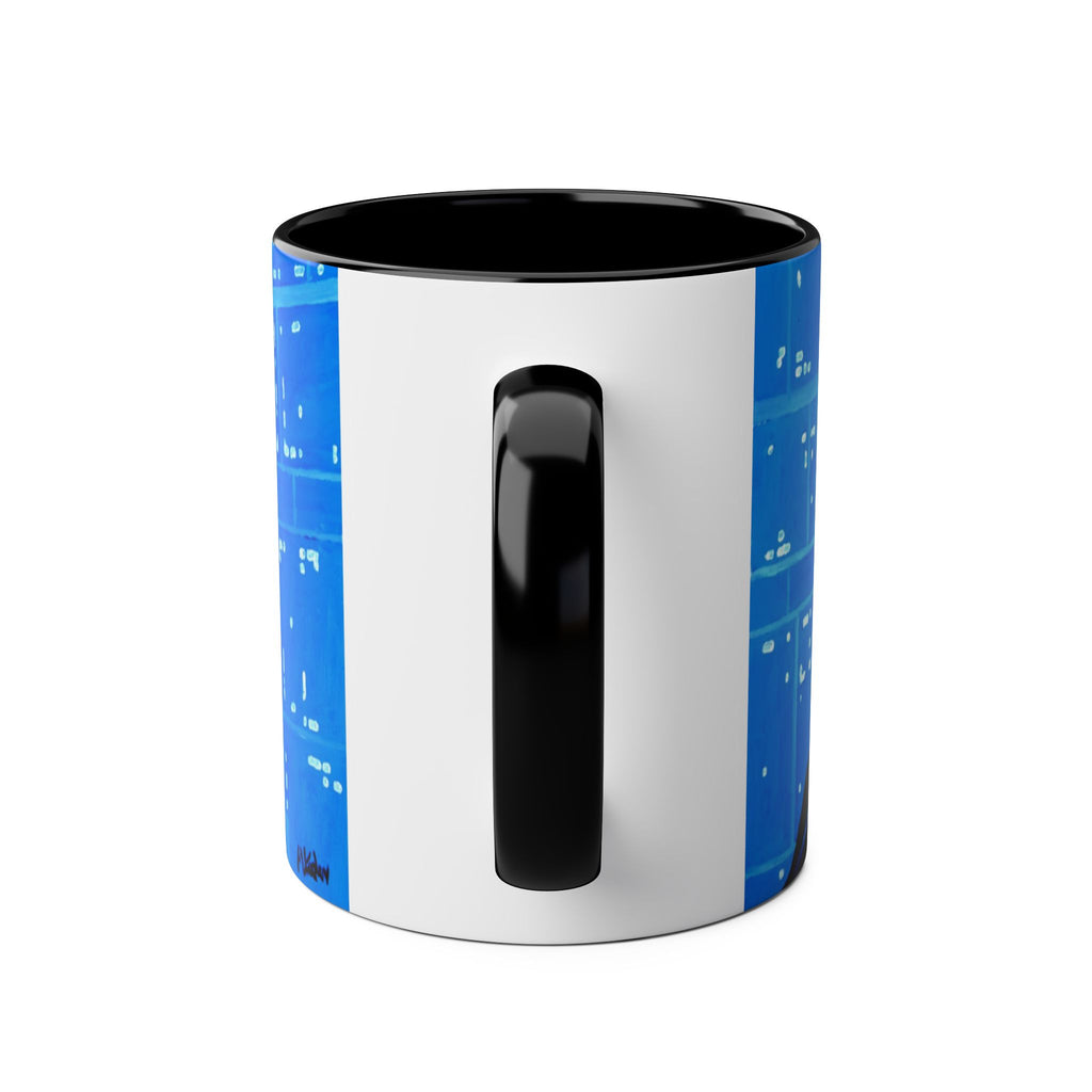 Darth Vader Abstract - Starwars- Art mugTwo-Tone Coffee Mugs, 11oz