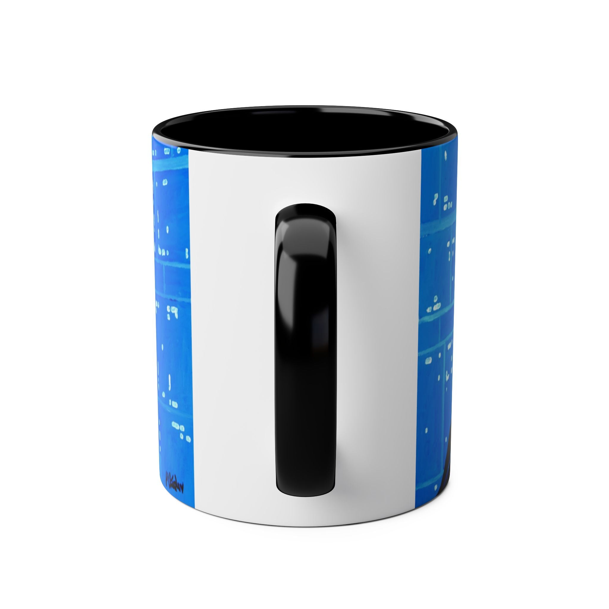 Darth Vader Abstract - Starwars- Art mugTwo-Tone Coffee Mugs, 11oz