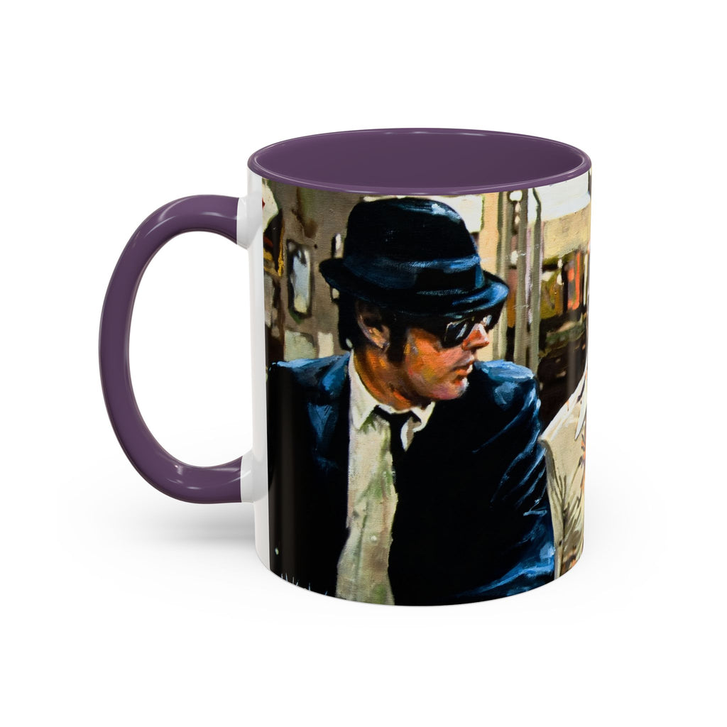 Coffee Mug, Blues Brothers Mugs, Music Lover Gift, Ceramic Cup, Movie Fan, Retro Drinkware