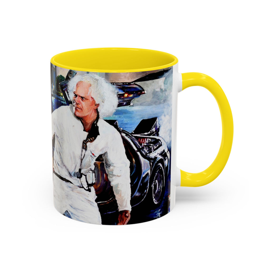 Retro Movie Accent Coffee Mug | Classic Film Mug | Gift for Movie Lovers, Unique Coffee Cup, Fan Merchandise, Collectible Mug