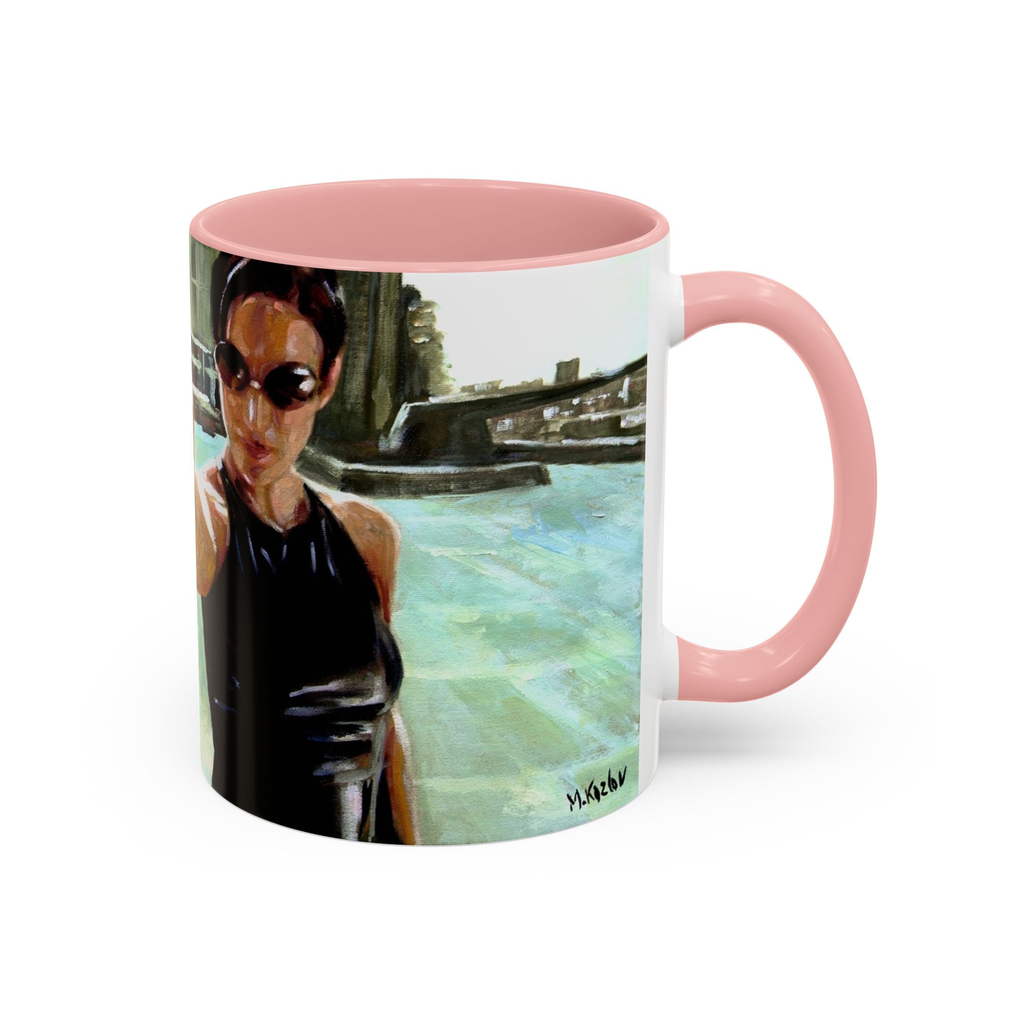 Coffee Mug, matrix movie cups trinity, Geek Gift, Cyberpunk Cup, Sci-Fi Fan Present, Film Lover Drinkware