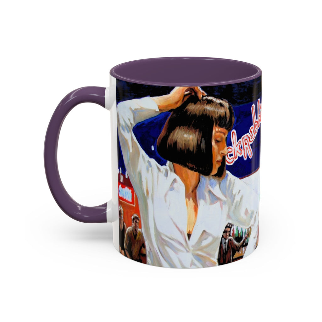 Pulp Fiction Dance Mug, Movie Lover Gift, Funny Movie Mug, Film Buff Cup, Novelty Gift, Cinematic Dishware