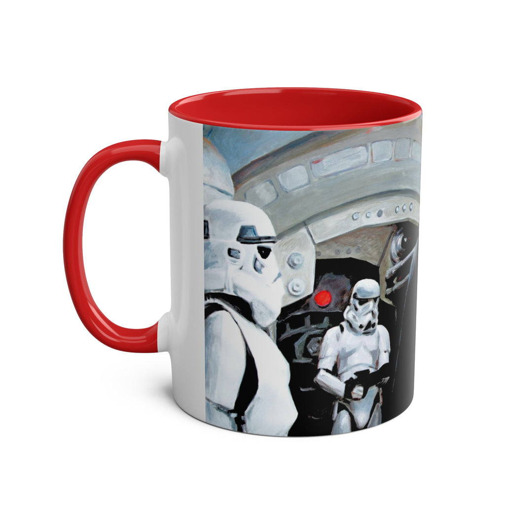 Darth Vader Abstract -Starwars- Art Mugs Two-Tone Coffee Mugs, 11oz