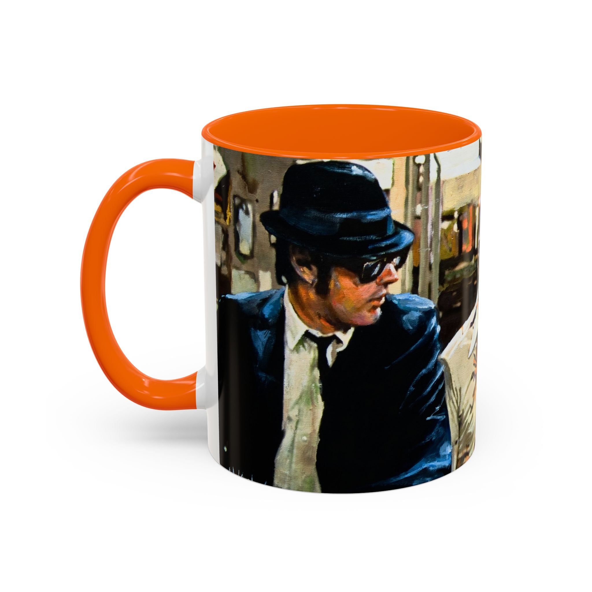Coffee Mug, Blues Brothers Mugs, Music Lover Gift, Ceramic Cup, Movie Fan, Retro Drinkware