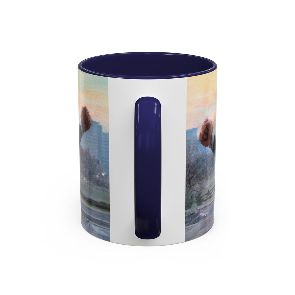 Mug, Rocky Inspired Boxing Fan Gift Coffee Cup, Sports Movie Fan Art, Balboa Knockout, Inspirational Unique Retro Film Collector,
