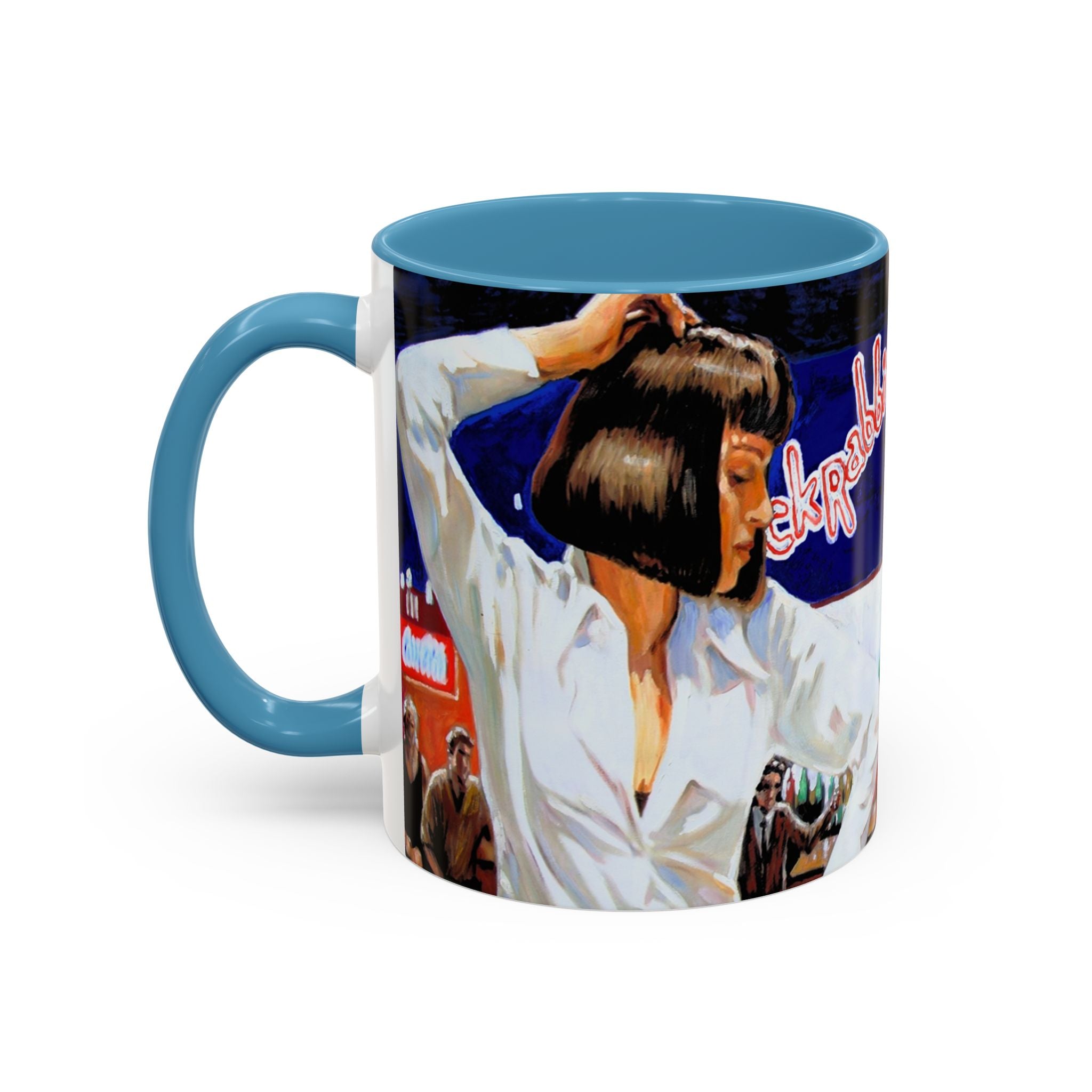 Pulp Fiction Dance Mug, Movie Lover Gift, Funny Movie Mug, Film Buff Cup, Novelty Gift, Cinematic Dishware