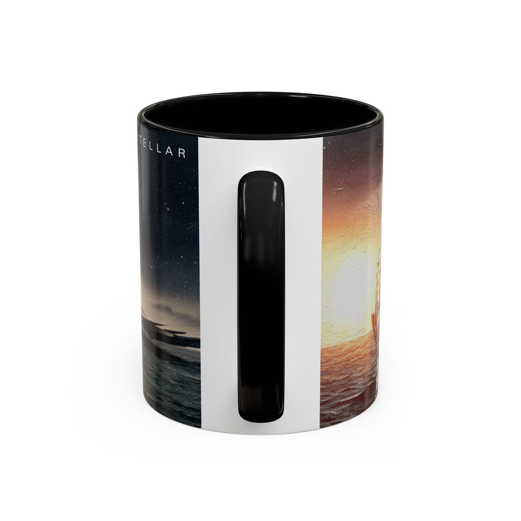 Interstellar Adventure Coffee Mug, Cosmic Mug for Space Lovers, Unique Gift for Astronauts, Artful Tea Cup, Perfect for Home or Office