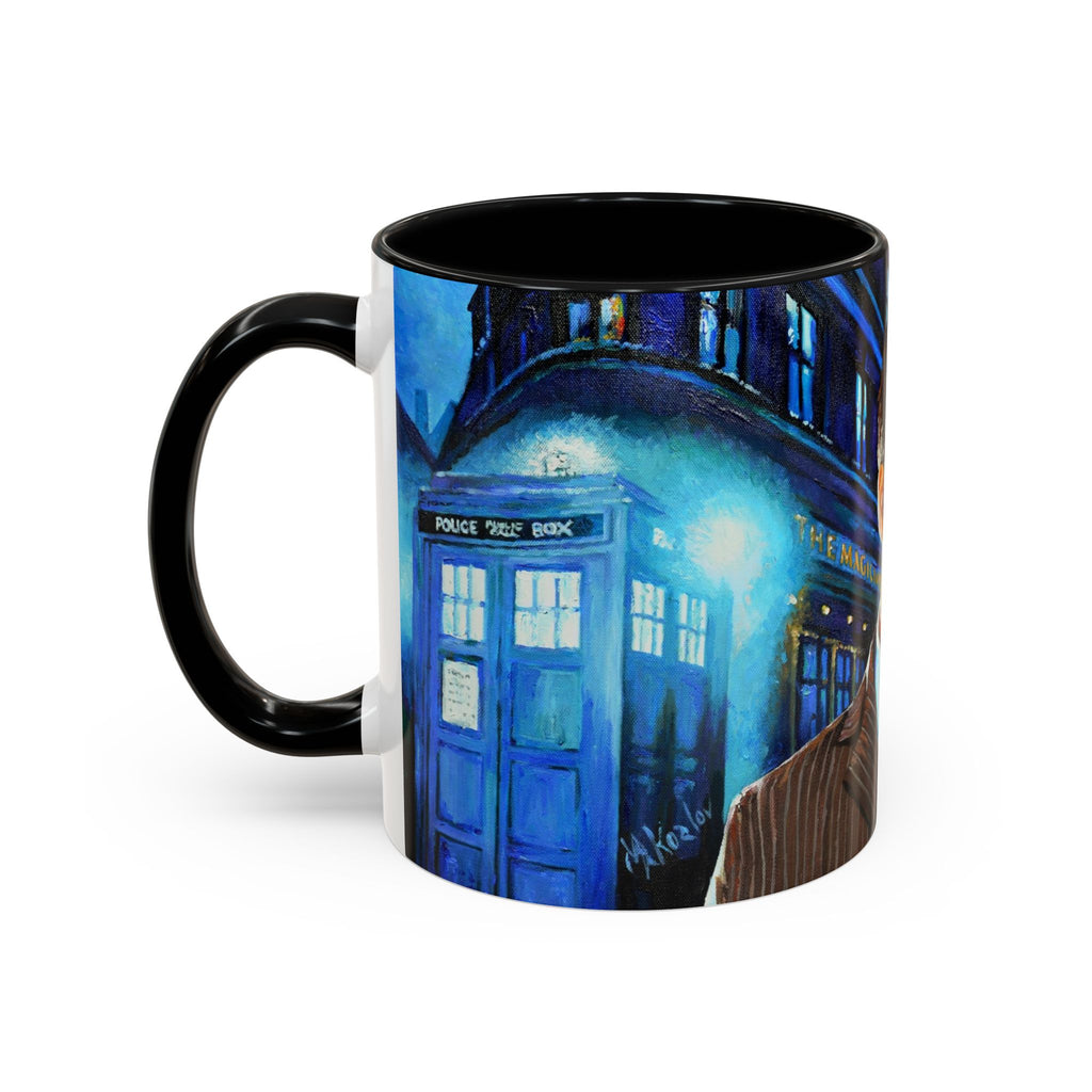 Coffee Mug, Dr Who Mug, Tardis Design, Geeky Mug, Doctor Who Fan Gift, Tea Cup