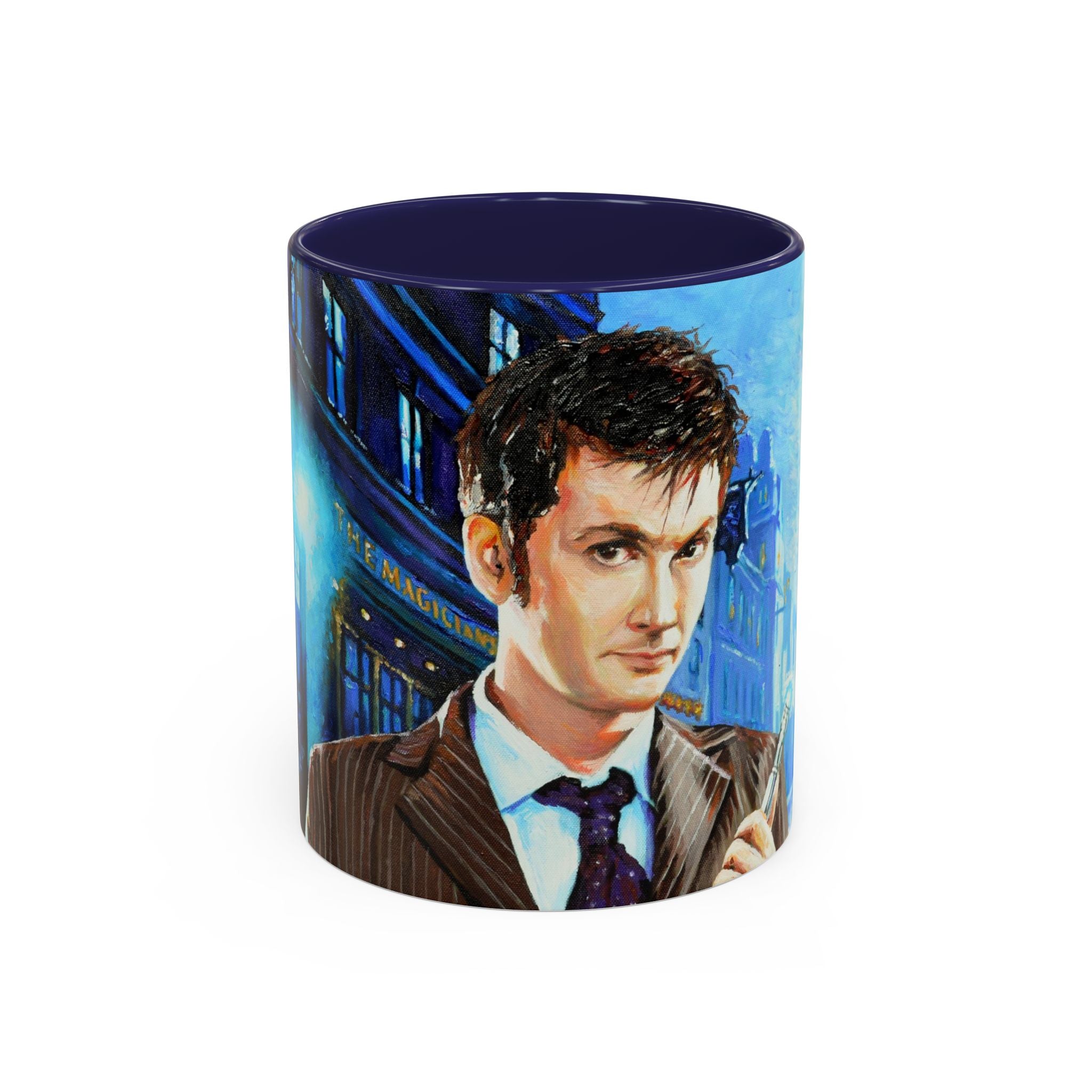 Coffee Mug, Dr Who Mug, Tardis Design, Geeky Mug, Doctor Who Fan Gift, Tea Cup