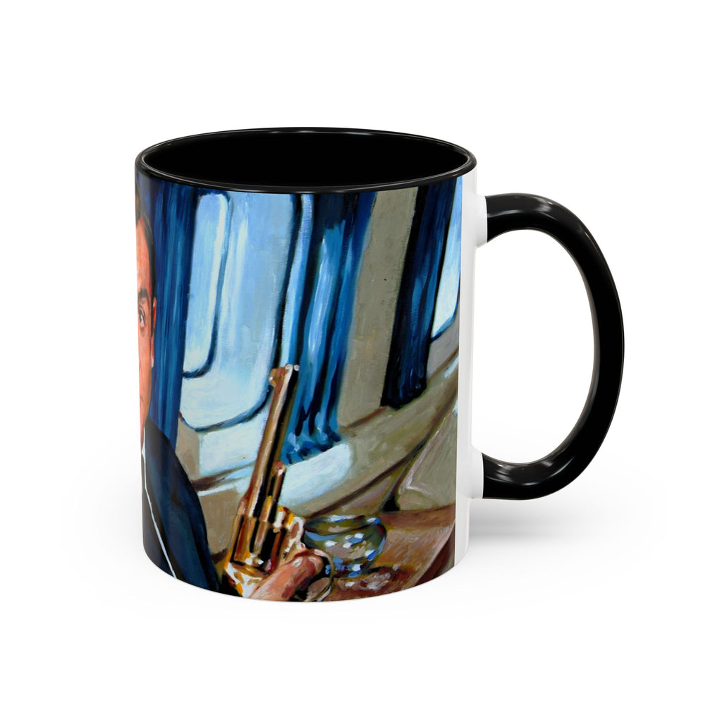 Coffee Mug, 007 James Bond Mug, Spy Secret Agent Cup, Gift for Movie Lover, 11oz 15oz Tea Cup, Funny Ceramic Drinkware, Kitchen Decor