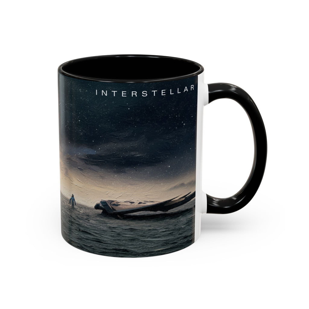Interstellar Adventure Coffee Mug, Cosmic Mug for Space Lovers, Unique Gift for Astronauts, Artful Tea Cup, Perfect for Home or Office