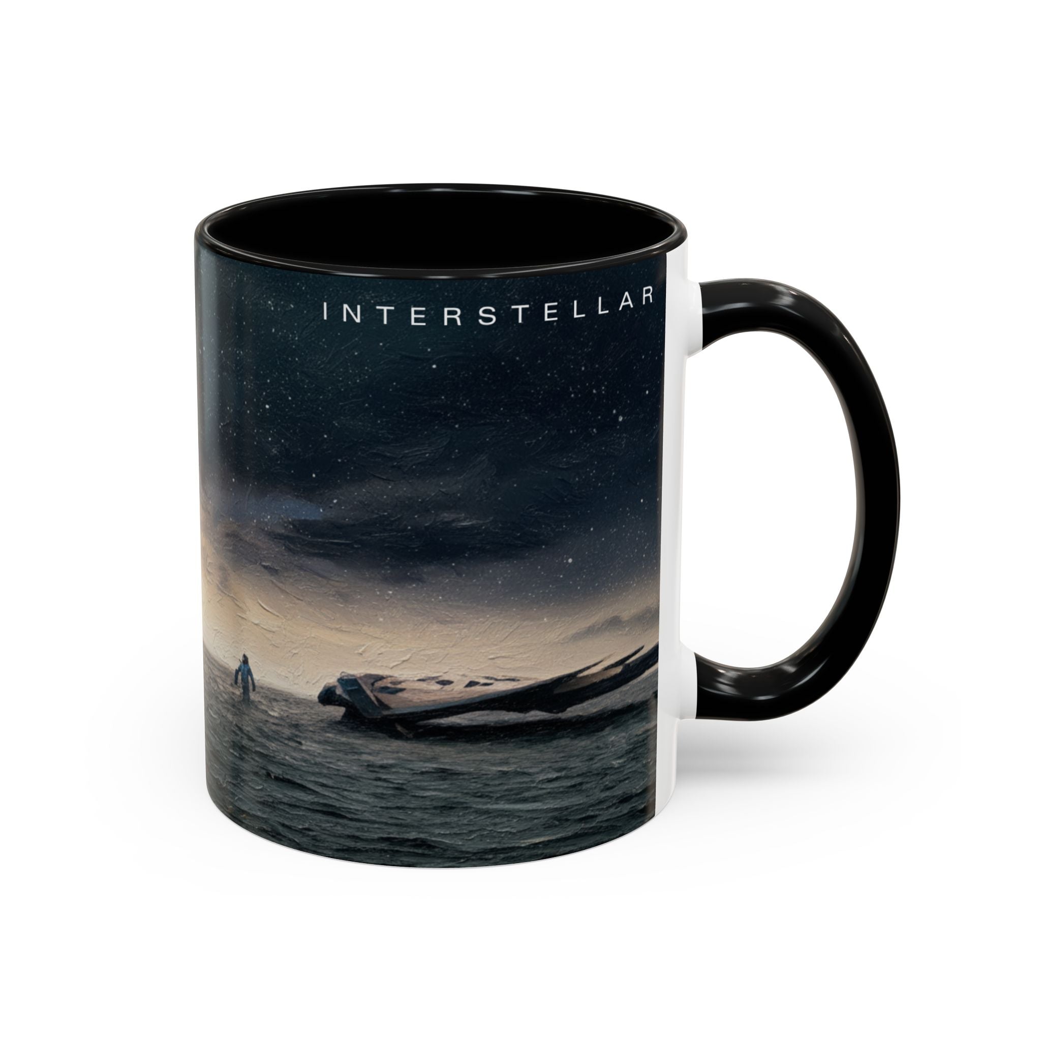 Interstellar Adventure Coffee Mug, Cosmic Mug for Space Lovers, Unique Gift for Astronauts, Artful Tea Cup, Perfect for Home or Office