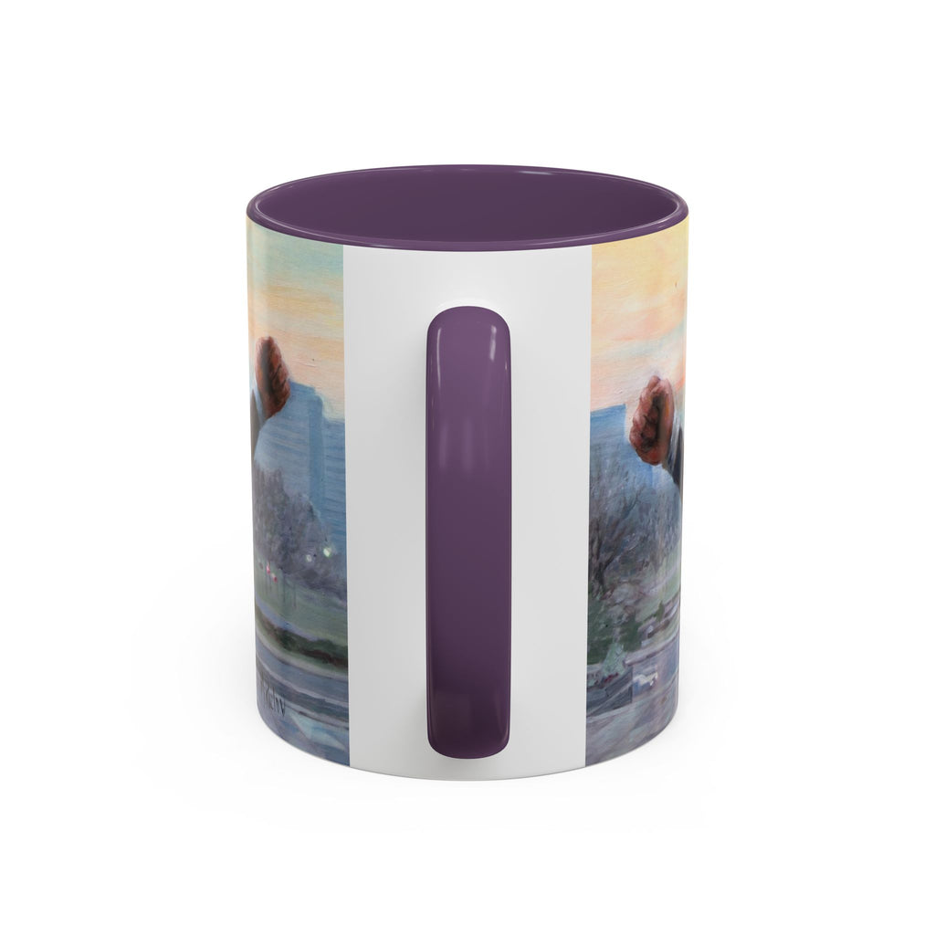 Mug, Rocky Inspired Boxing Fan Gift Coffee Cup, Sports Movie Fan Art, Balboa Knockout, Inspirational Unique Retro Film Collector,