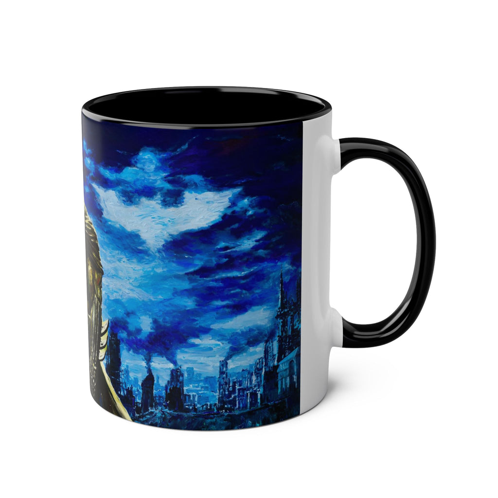 Batman Hero Abstract Two-Tone Coffee Mugs, 11oz