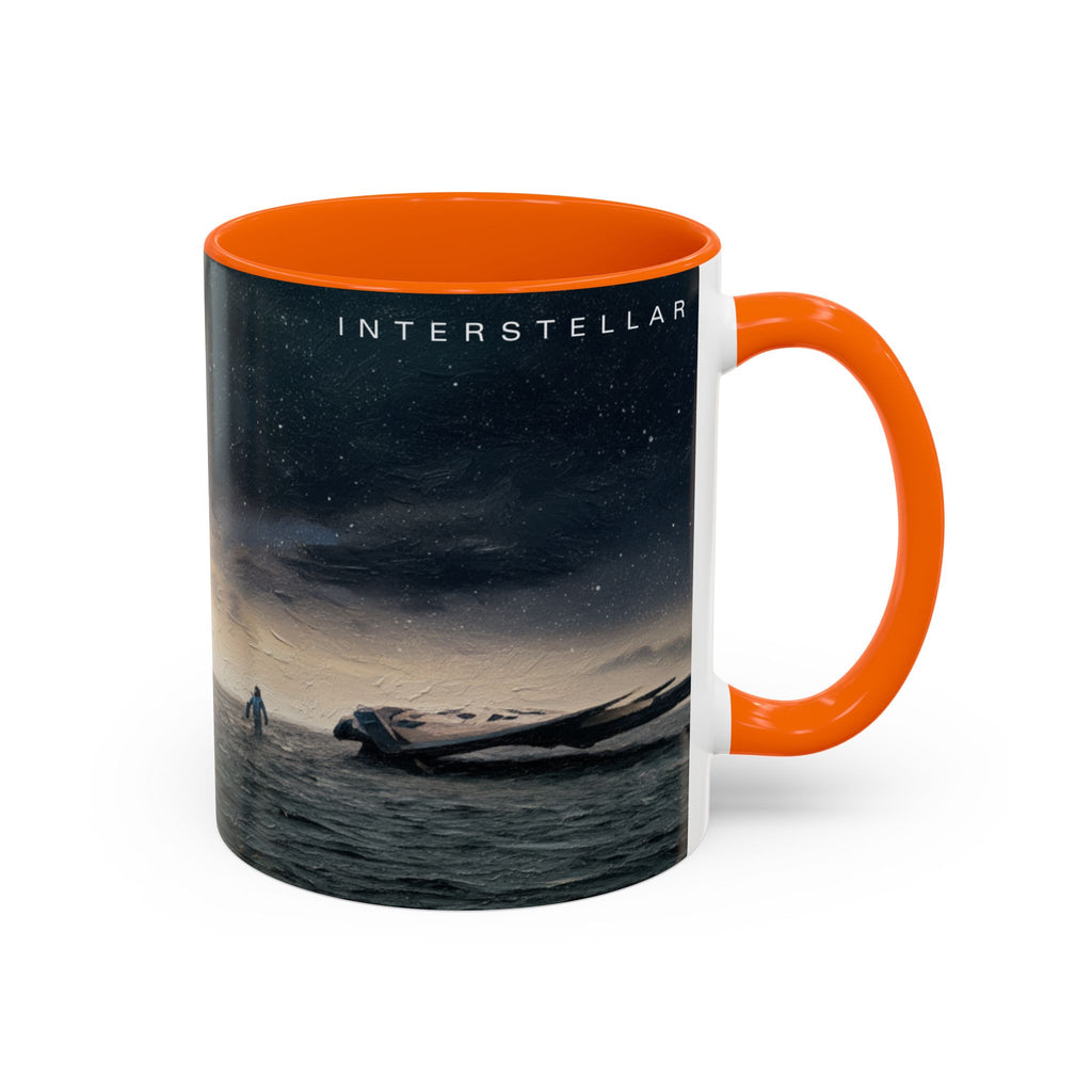 Interstellar Adventure Coffee Mug, Cosmic Mug for Space Lovers, Unique Gift for Astronauts, Artful Tea Cup, Perfect for Home or Office