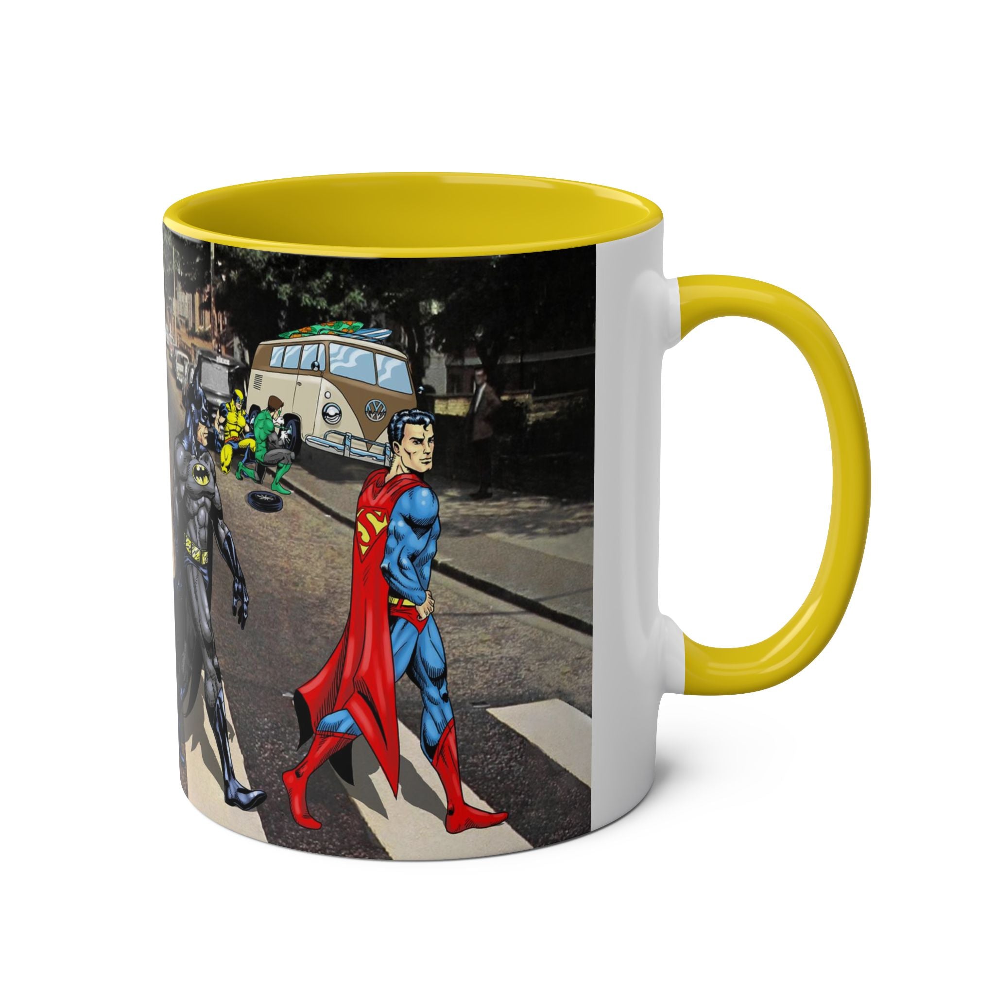 Marvel Hulk Two-Tone Coffee Mug – Superhero Fan Gift, 11oz Ceramic Cup