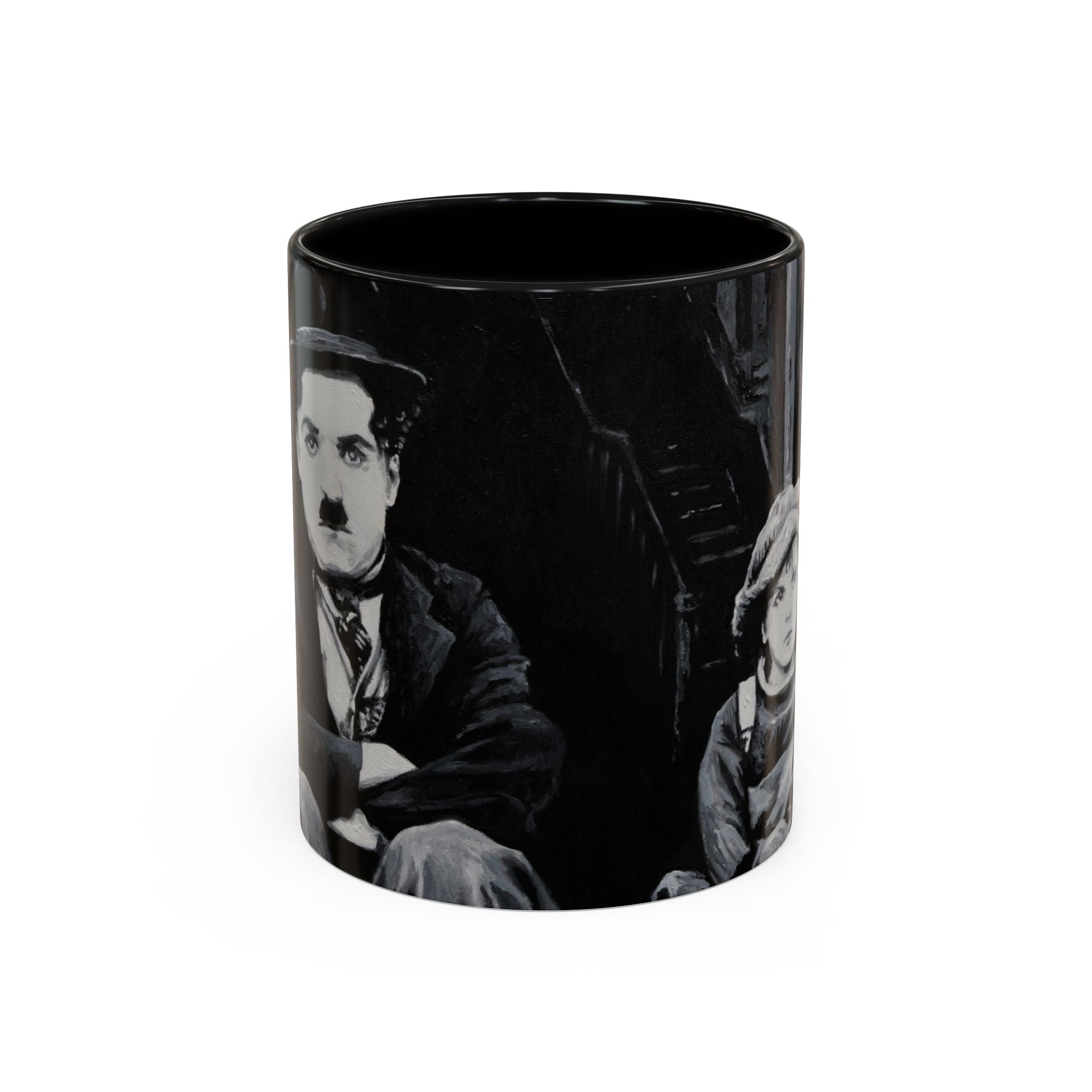 Coffee Mug, Vintage Charlie Chapman Design, Retro Movie Lover Gift, Classic Hollywood Decor, Film Buff Present, Black and White Actor Cup