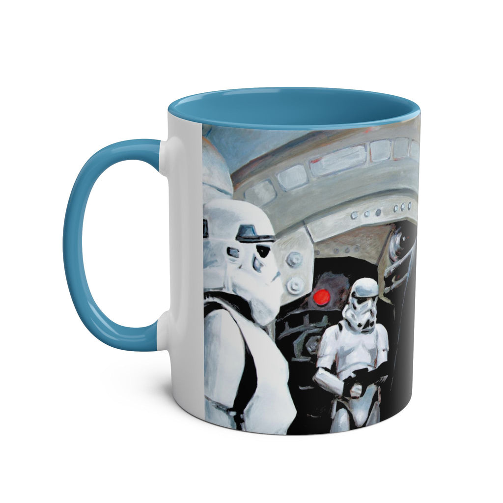 Darth Vader Abstract -Starwars- Art Mugs Two-Tone Coffee Mugs, 11oz