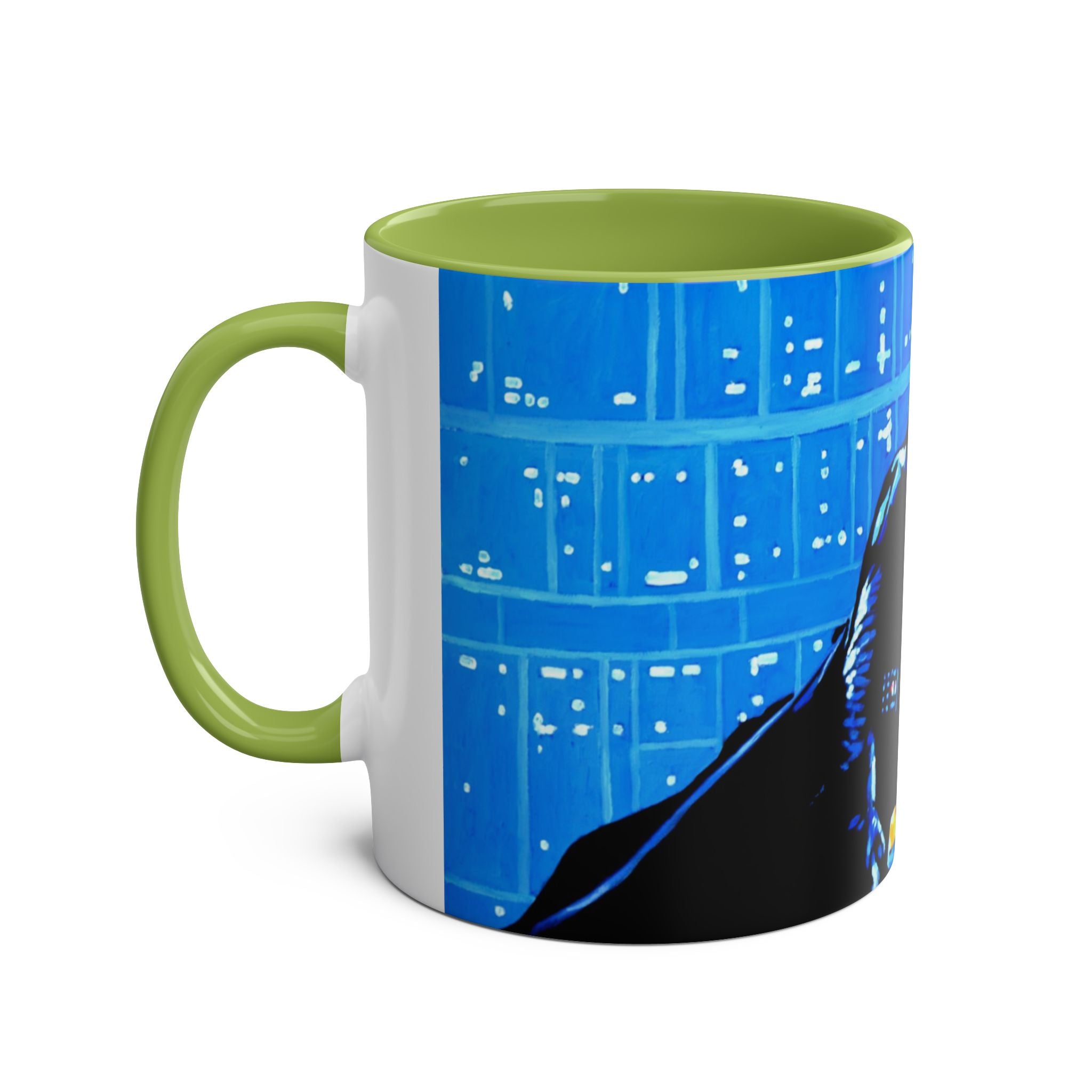 Darth Vader Abstract - Starwars- Art mugTwo-Tone Coffee Mugs, 11oz