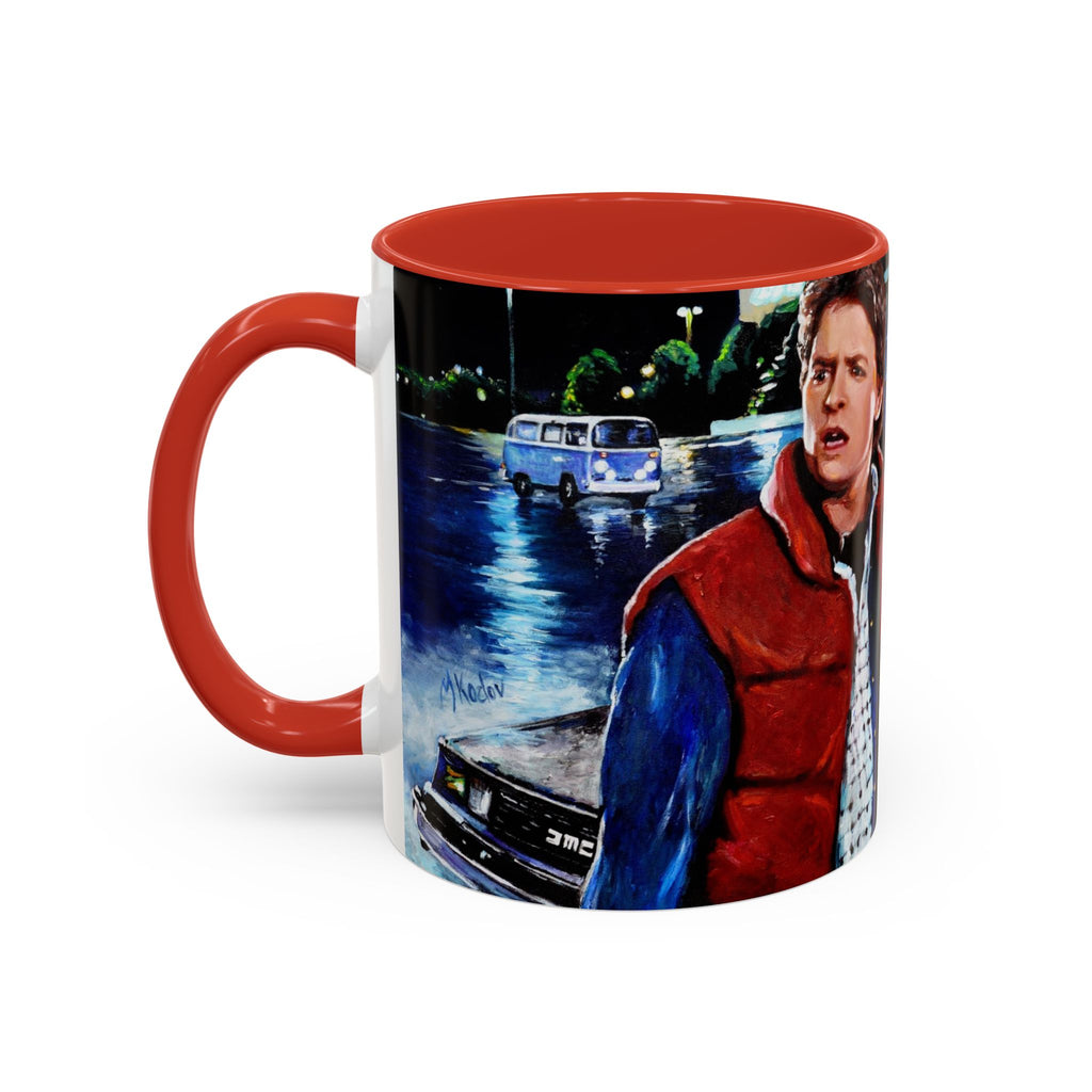 Retro Movie Accent Coffee Mug | Classic Film Mug | Gift for Movie Lovers, Unique Coffee Cup, Fan Merchandise, Collectible Mug