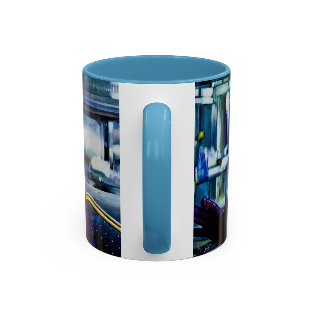 Dark Clown Villain Mug Hand-Painted Style Fan Art Pop Culture Coffee Cup  Comic Inspired Gift