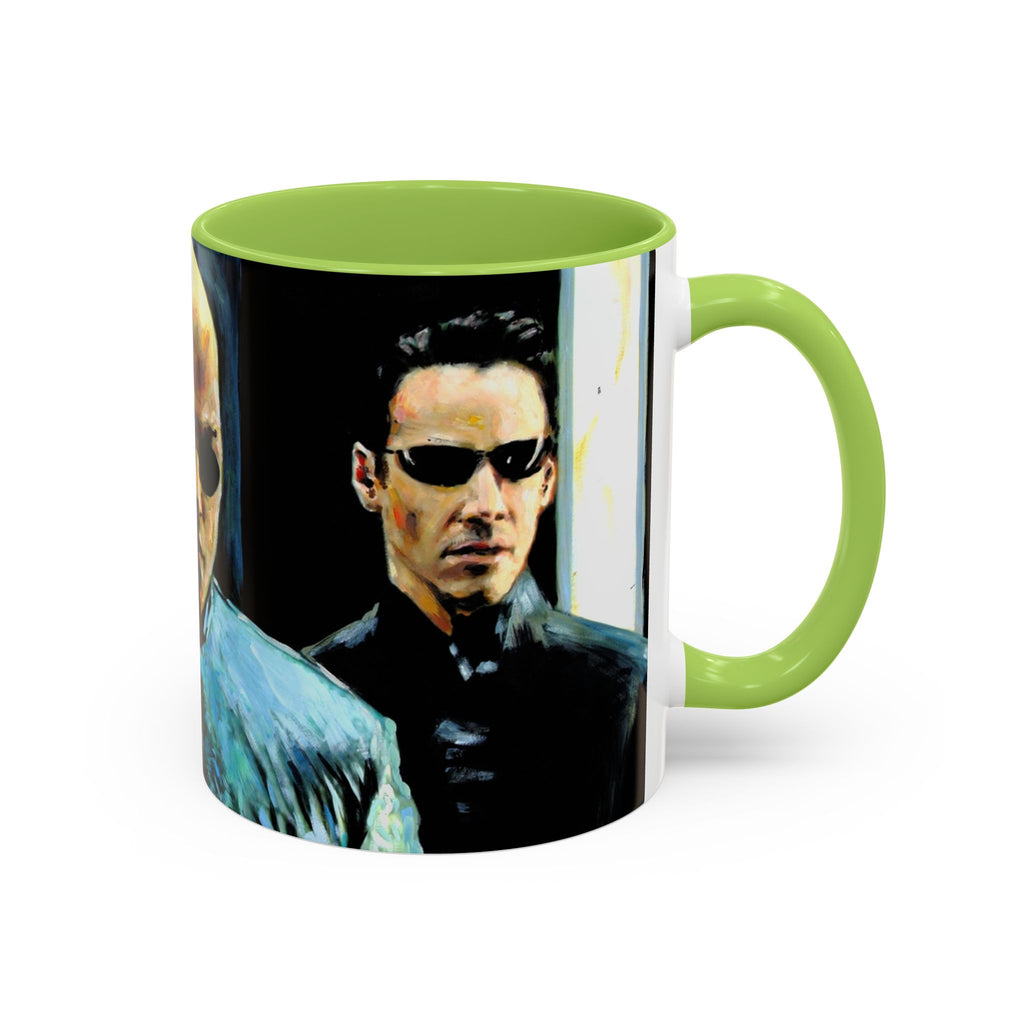 Coffee Mug, Matrix Movie Cups Morpheus Design, Unique Tea Cup Gift, Film Buff Present, Geeky Kitchen Decor, Sci-Fi Fan Mug, Movie Lover Gift