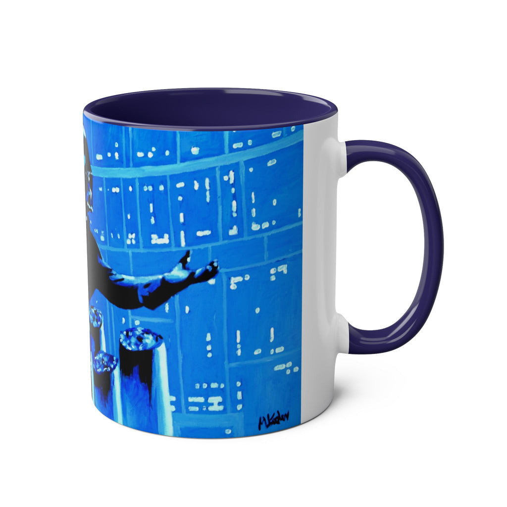 Darth Vader Abstract - Starwars- Art mugTwo-Tone Coffee Mugs, 11oz