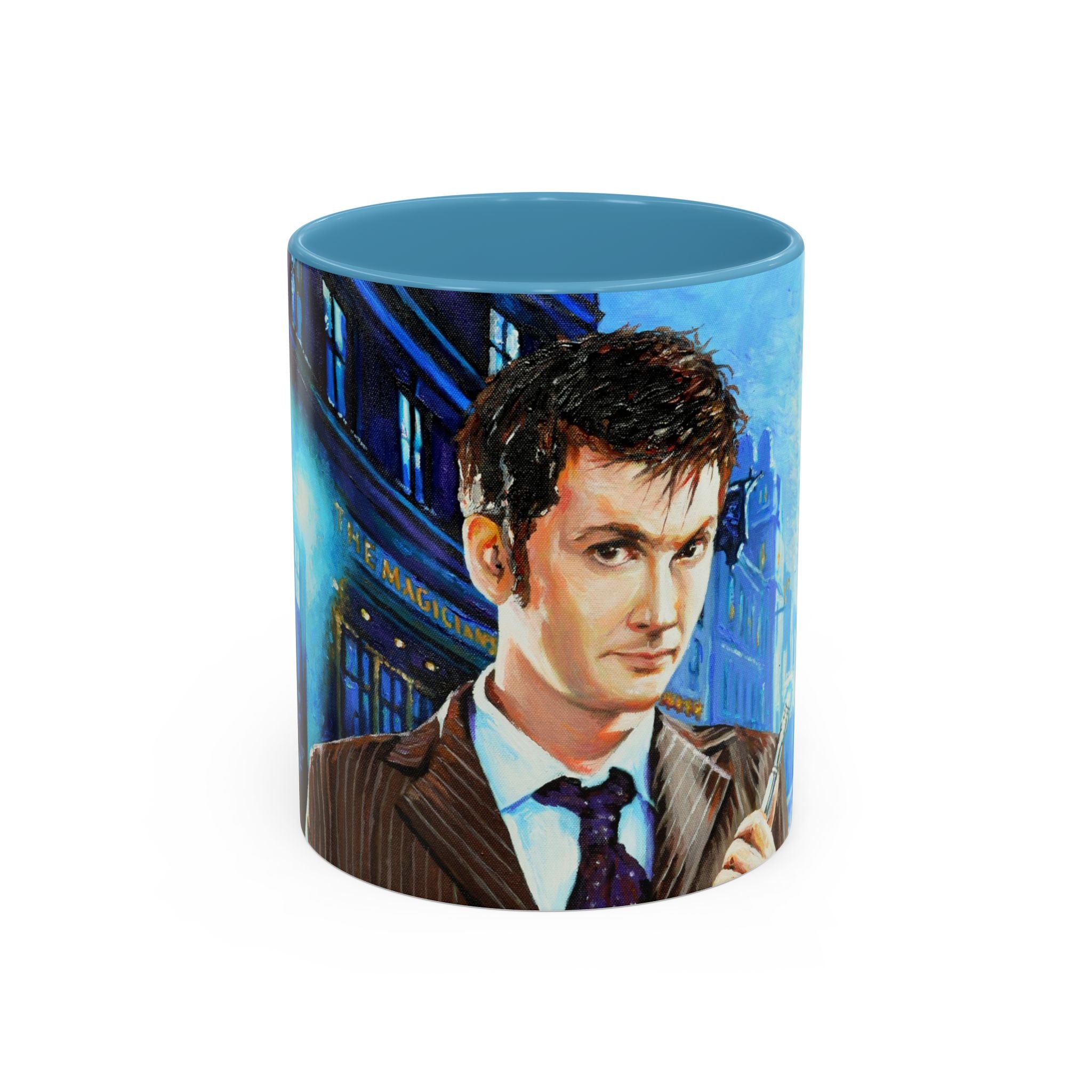 Coffee Mug, Dr Who Mug, Tardis Design, Geeky Mug, Doctor Who Fan Gift, Tea Cup