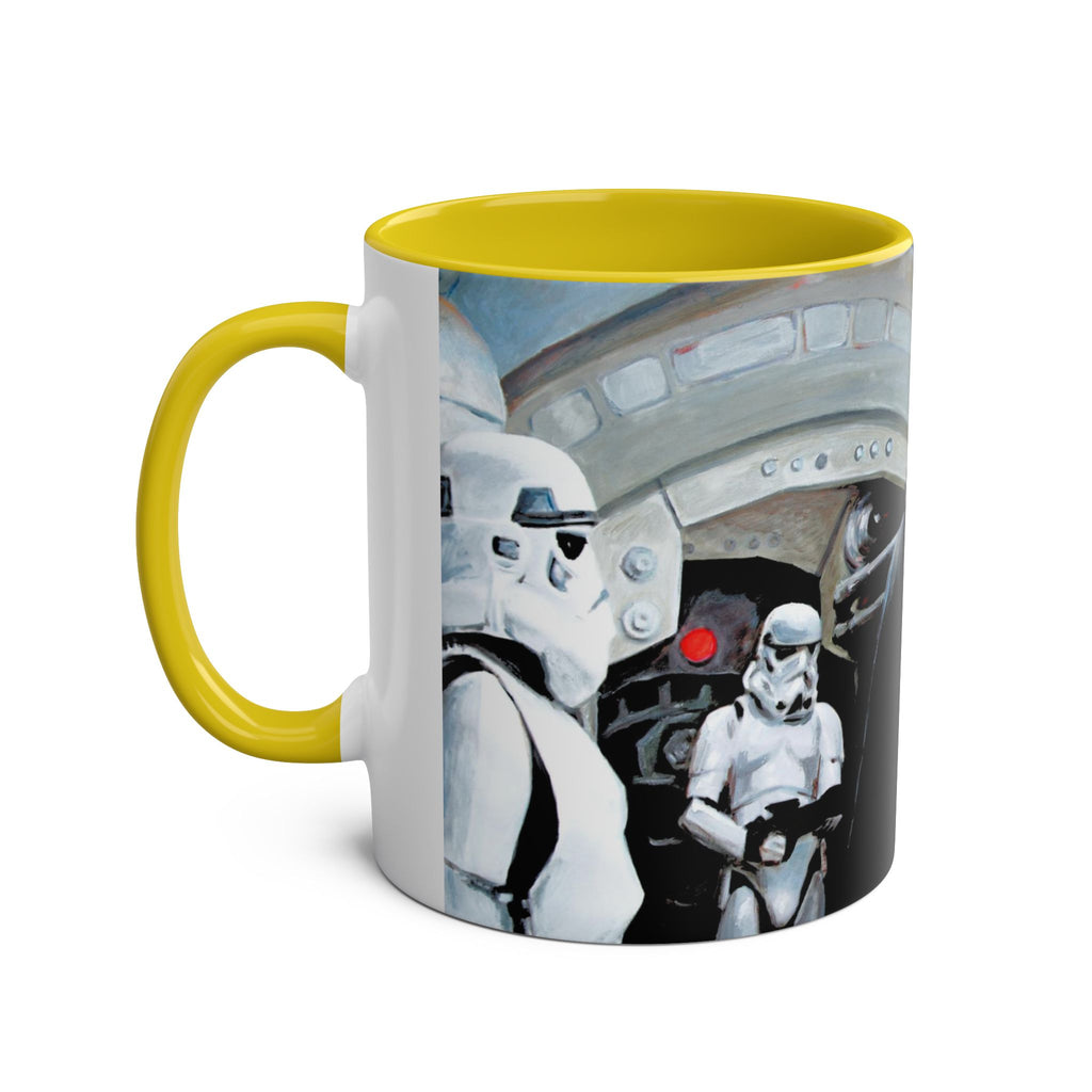 Darth Vader Abstract -Starwars- Art Mugs Two-Tone Coffee Mugs, 11oz