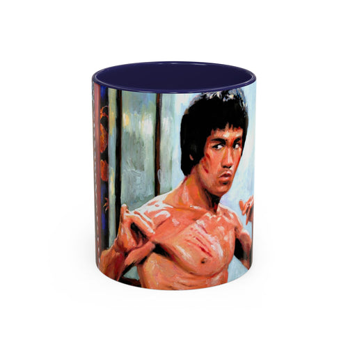 Bruce Lee Mug, Martial Arts Coffee Cup, Kung Fu Drinkware, Actor Tea Mug, Legend Gift for Men