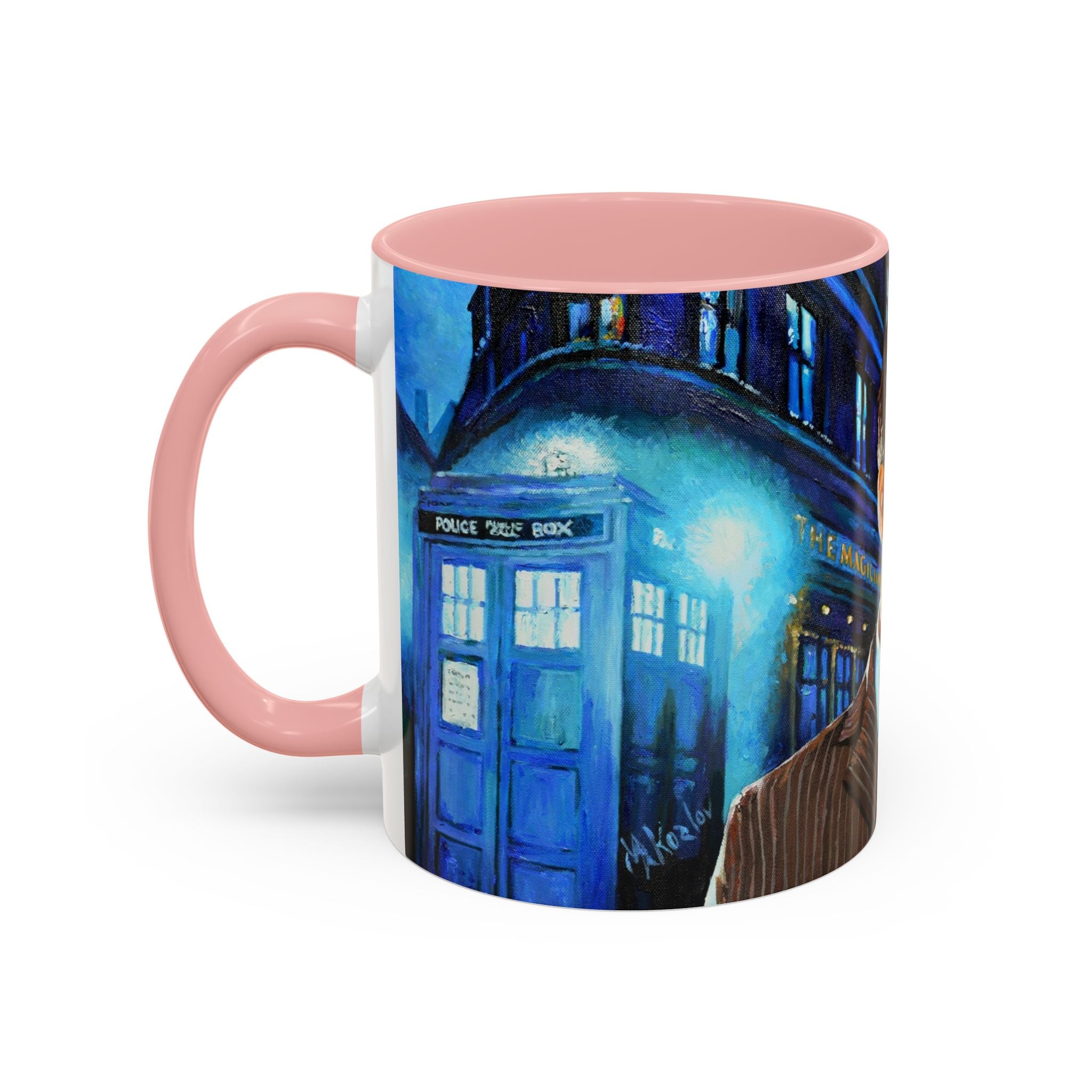 Coffee Mug, Dr Who Mug, Tardis Design, Geeky Mug, Doctor Who Fan Gift, Tea Cup