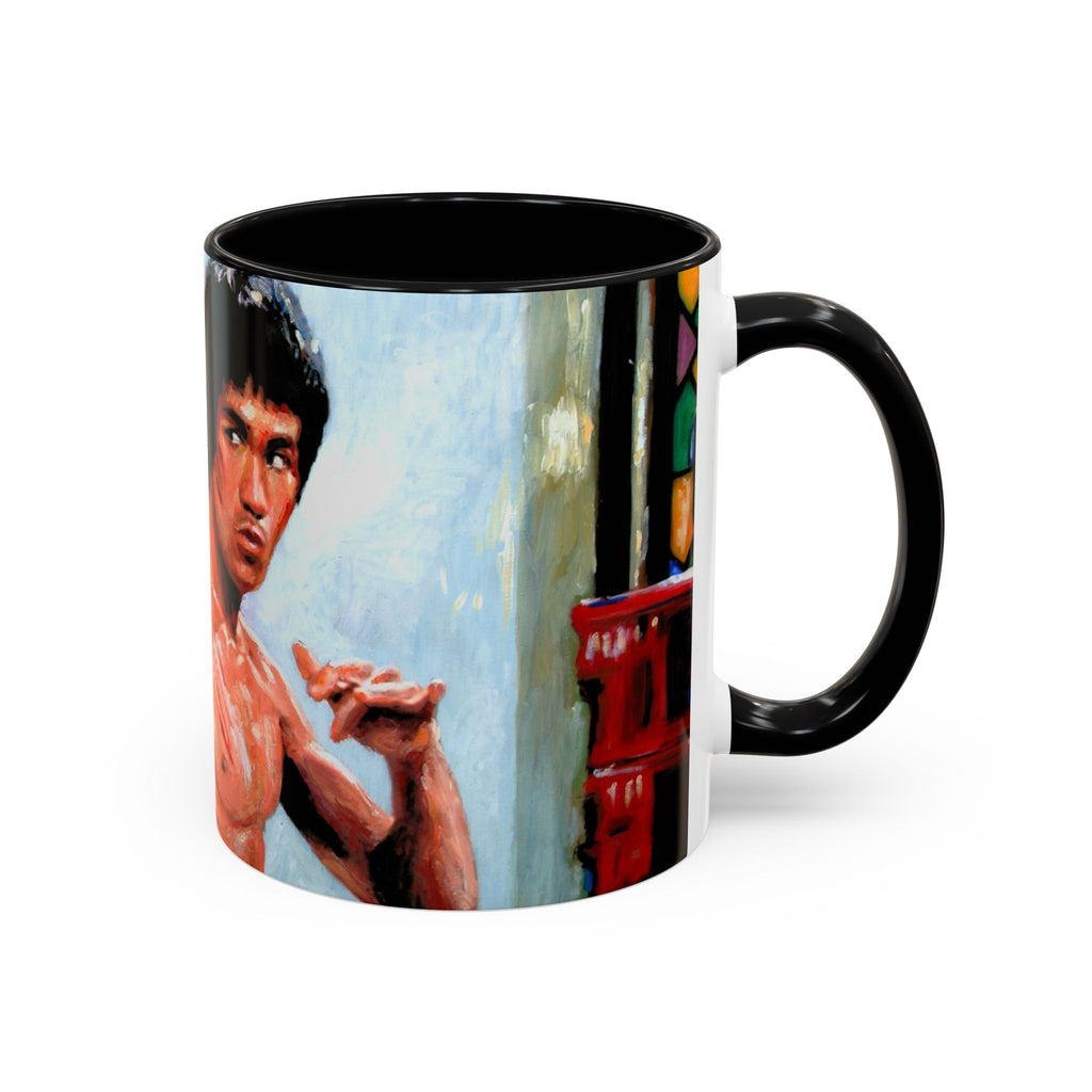 Bruce Lee Mug, Martial Arts Coffee Cup, Kung Fu Drinkware, Actor Tea Mug, Legend Gift for Men