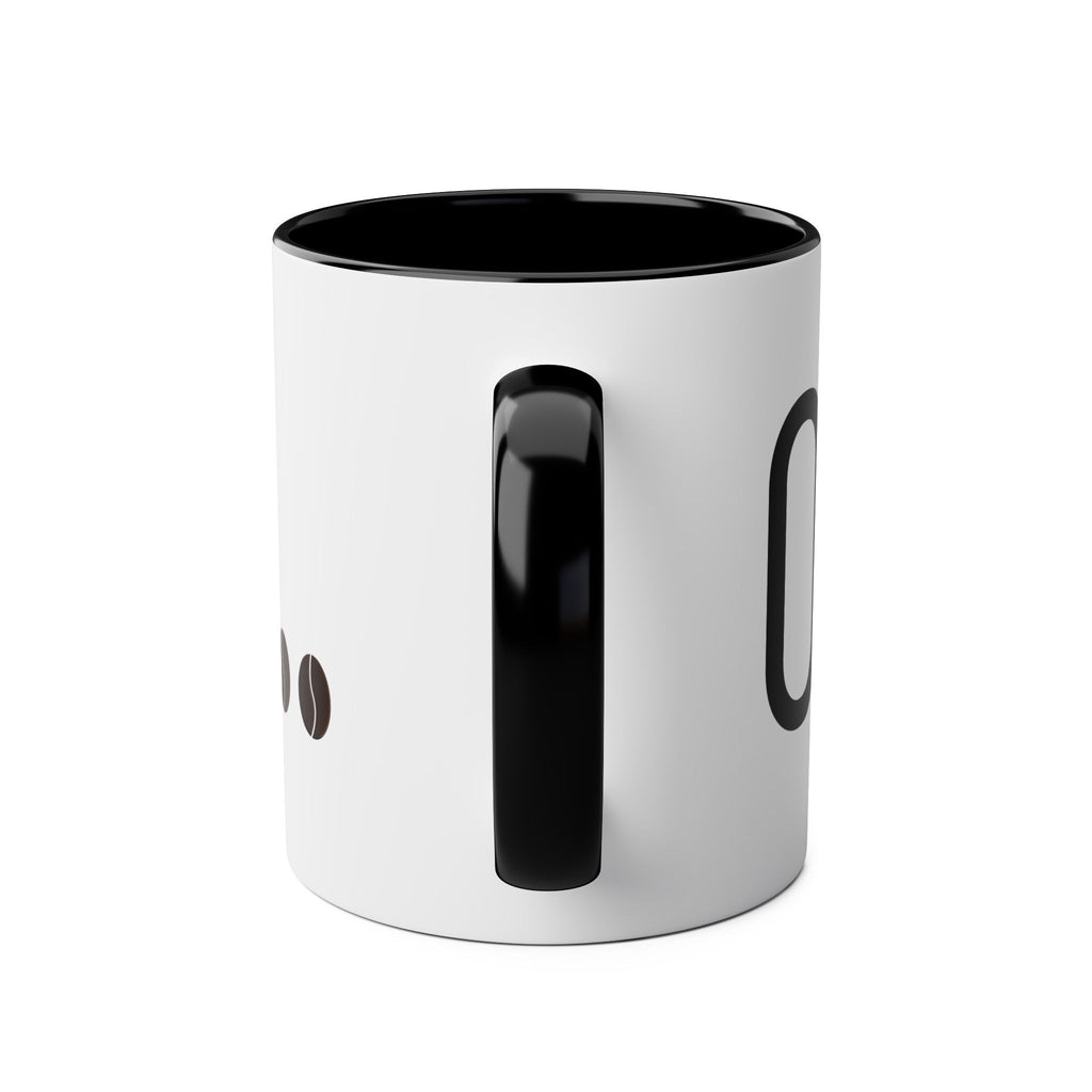 Coffee Art Two-Tone Coffee Mugs, 11oz