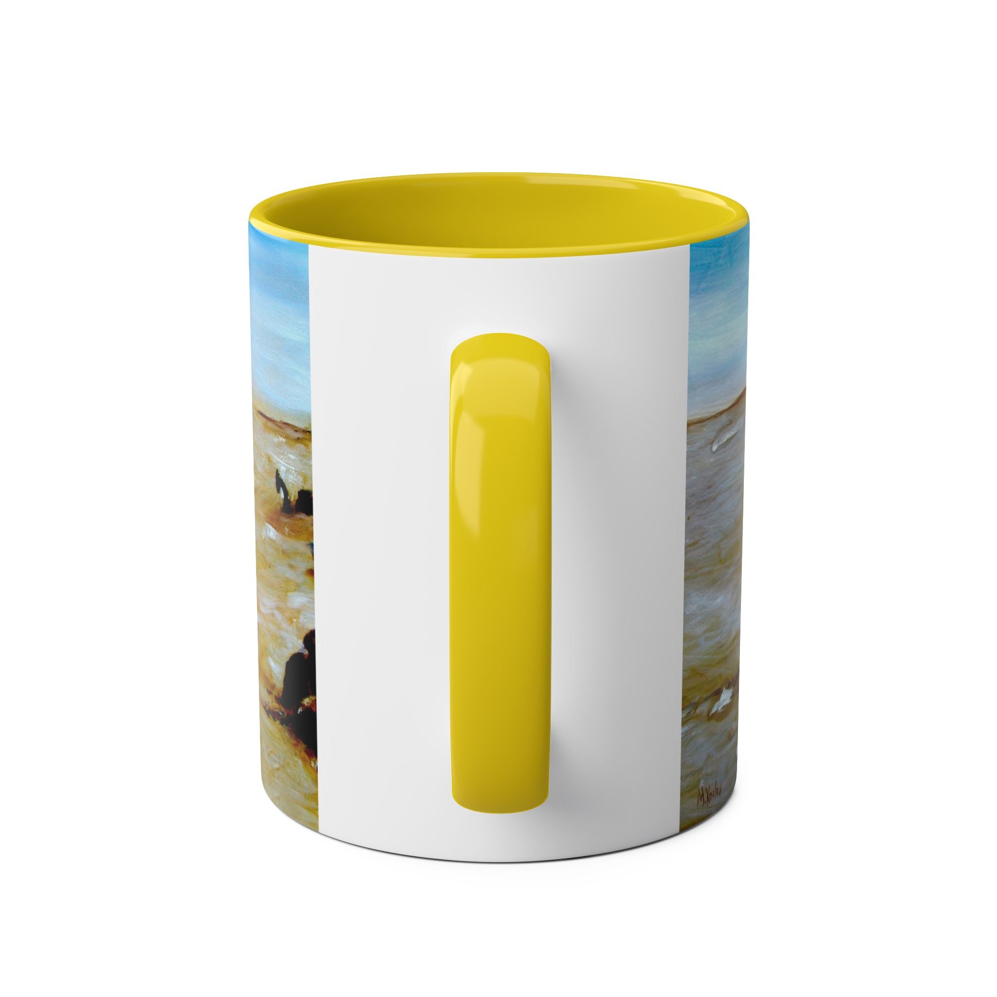 Starwars Abstract - Star Cutouts SC480 Official Star Wars The Droids R2-D2, C3P-O   Two-Tone Coffee Mugs, 11oz