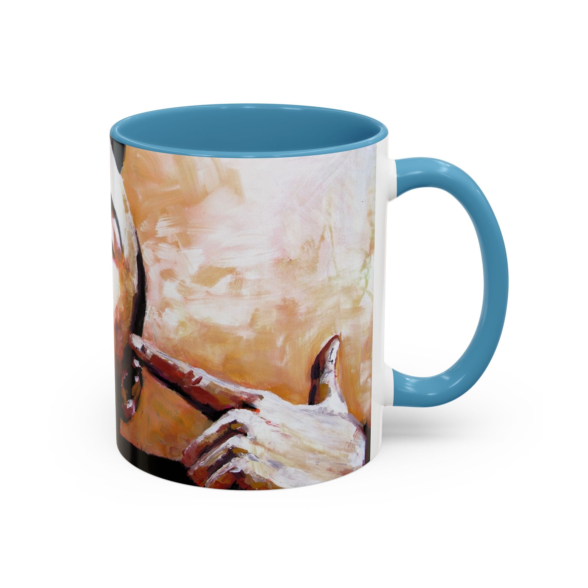 70s Retro Noir Cinema Coffee Mug – Classic Film Art Collage, Unique Movie Lover Gift