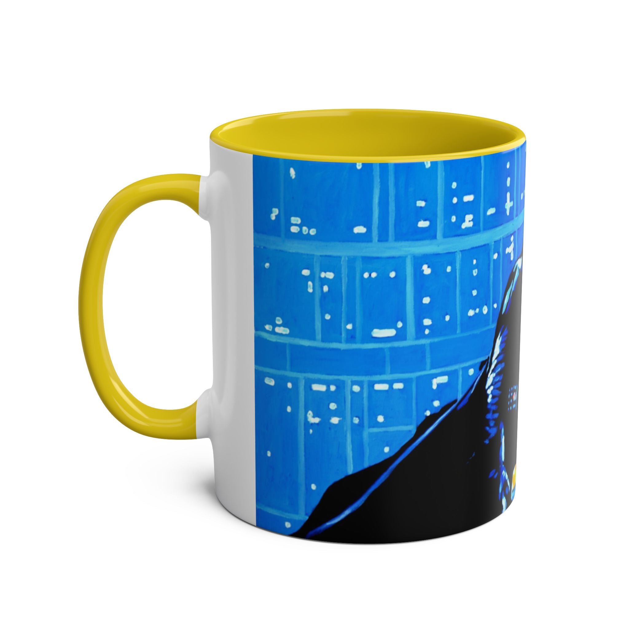 Darth Vader Abstract - Starwars- Art mugTwo-Tone Coffee Mugs, 11oz