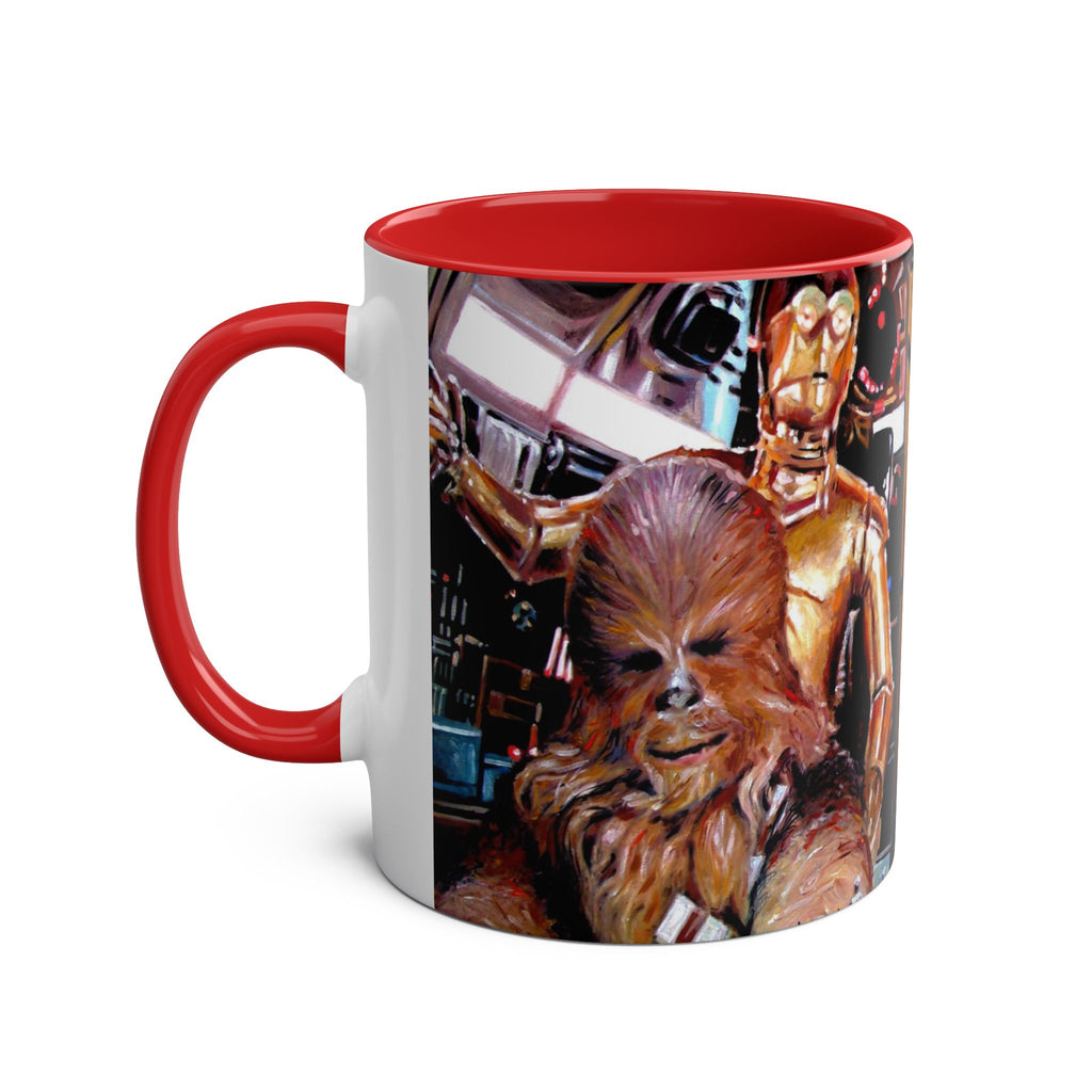 Starwars  Abstract -Star Wars Princess Leia 'Well Behaved'   Two-Tone Coffee Mugs, 11oz
