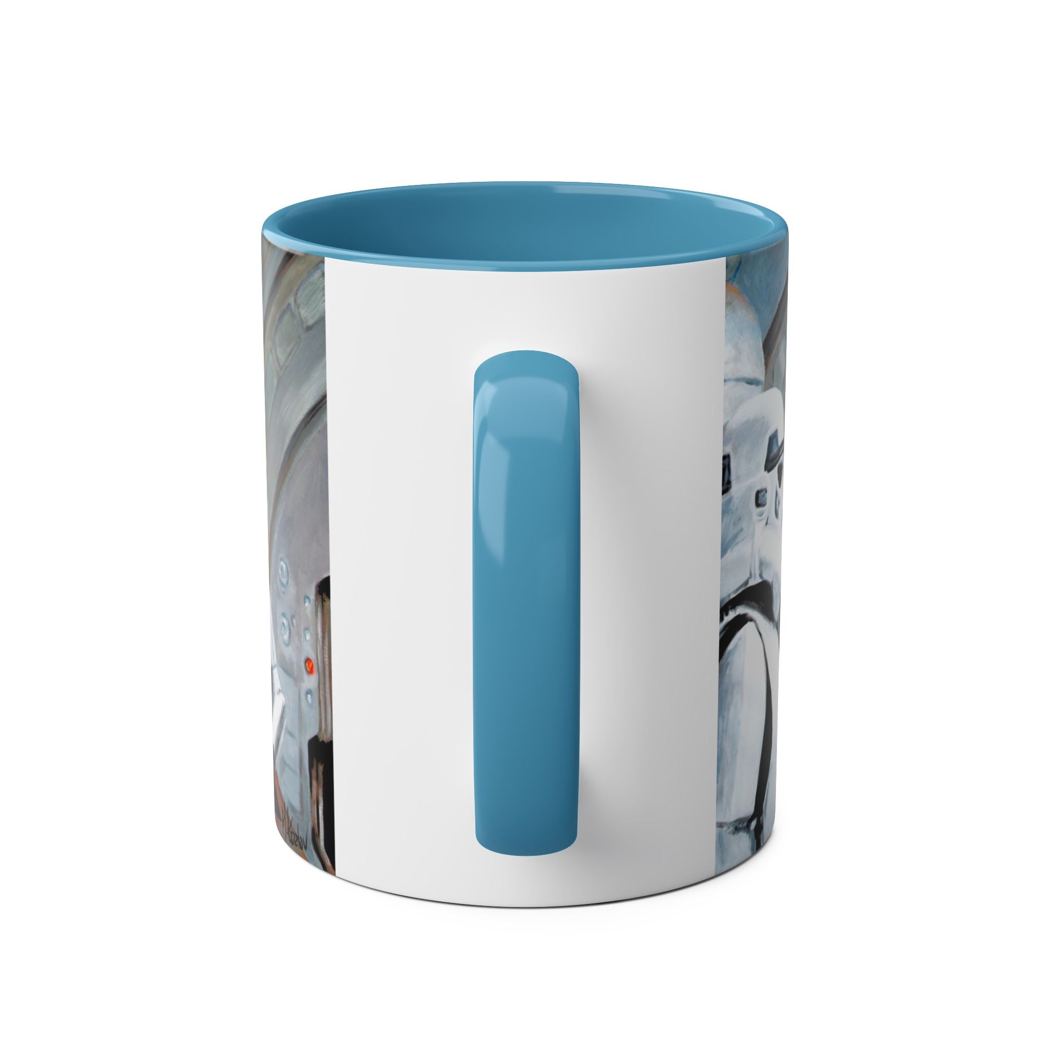 Darth Vader Abstract -Starwars- Art Mugs Two-Tone Coffee Mugs, 11oz