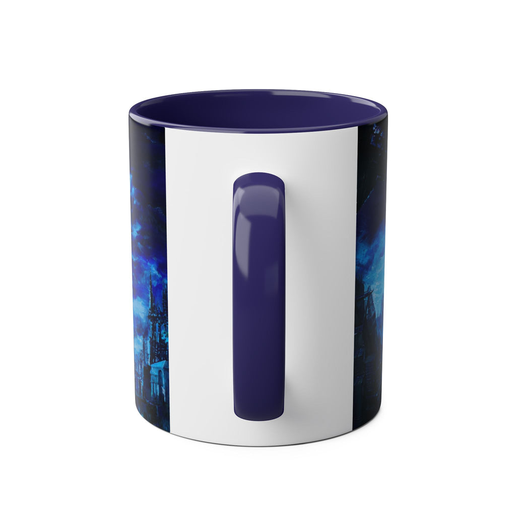 Batman Hero Abstract Two-Tone Coffee Mugs, 11oz